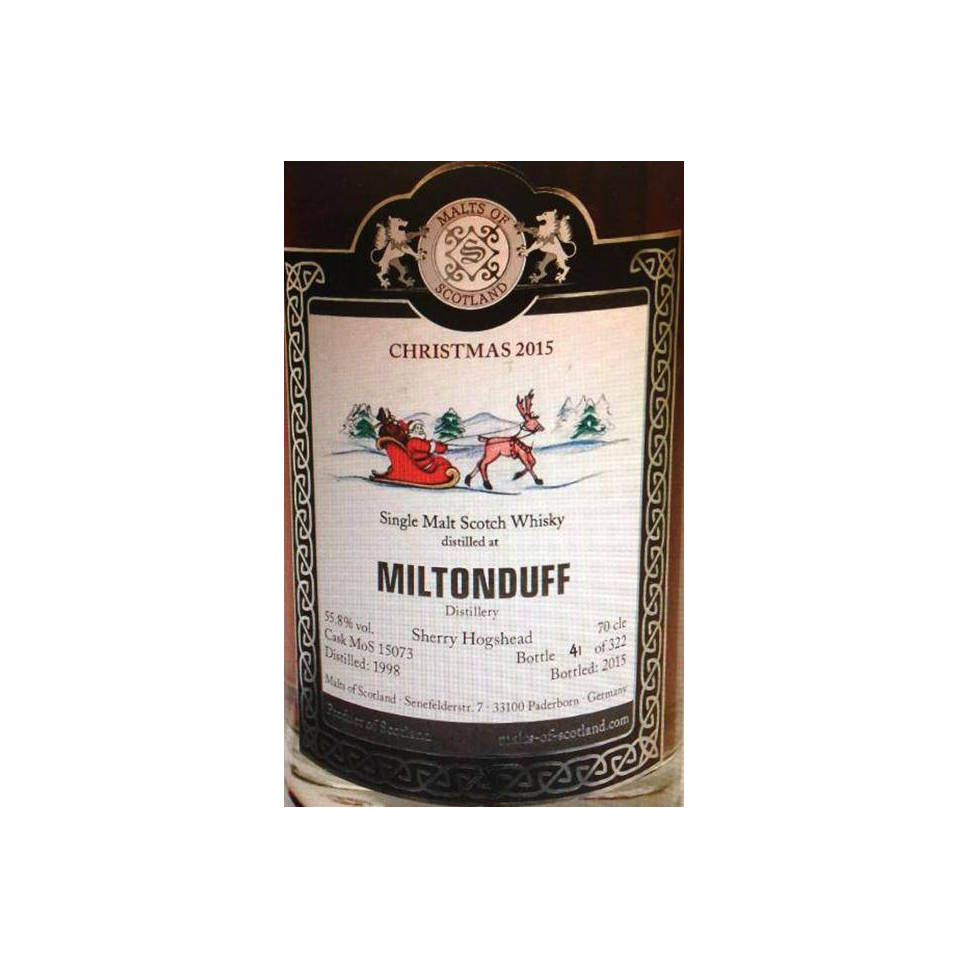 Miltonduff 1998 17 Years Single Malt Whisky 2