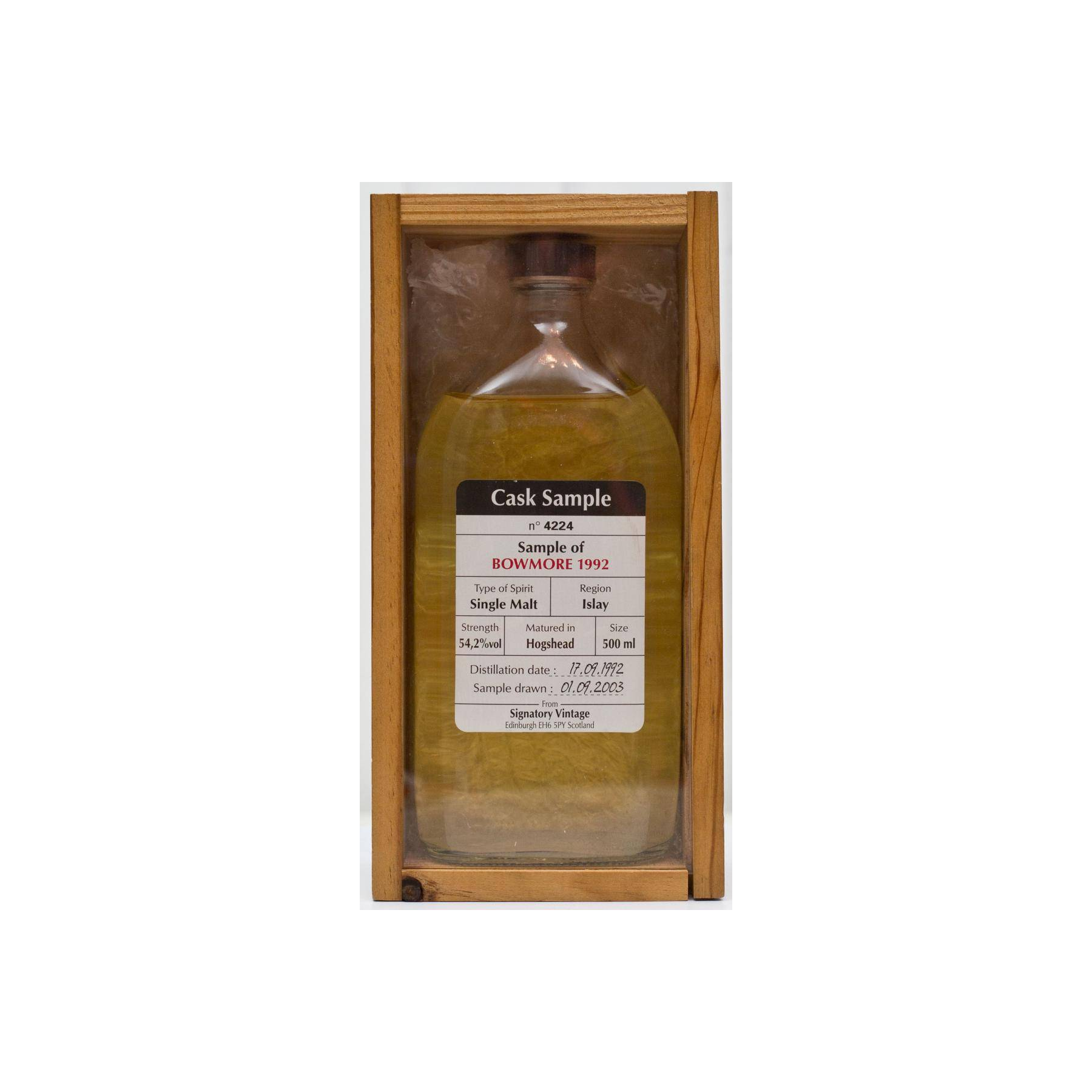 Bowmore 1992 10 Years Single Malt Whisky 2