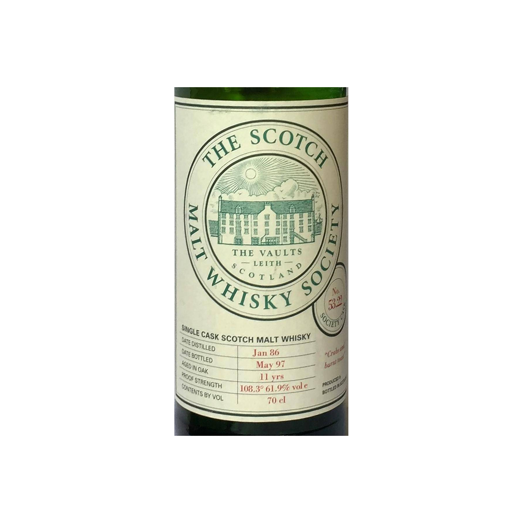 The Scotch Malt Whisky Society 1986 11 Years Single Malt Whisky 2