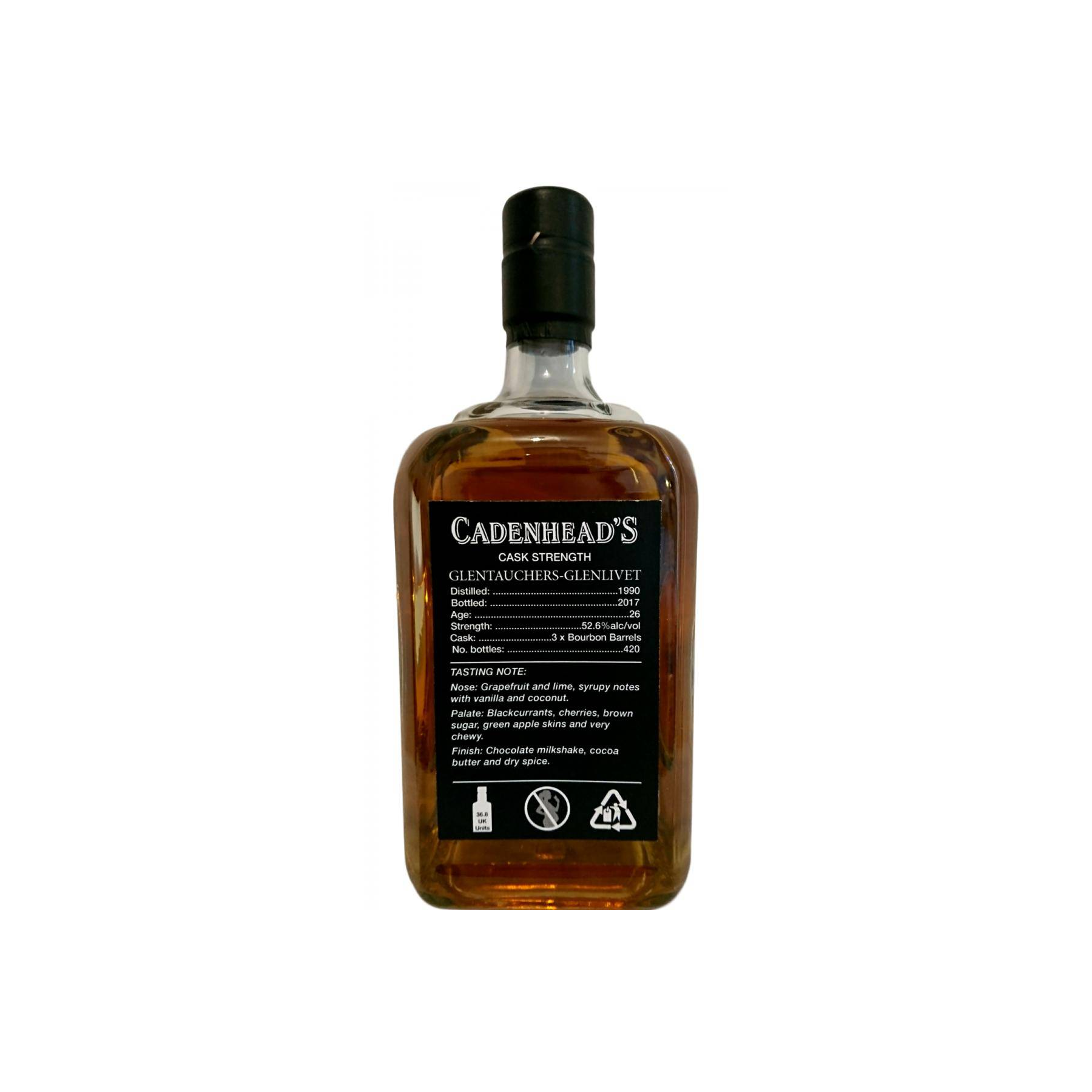 Glentauchers Small Batch 1990 26 Years Single Malt Whisky 2