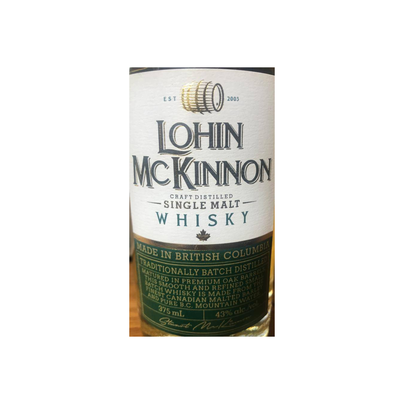 Lohin McKinnon Single Malt Whisky