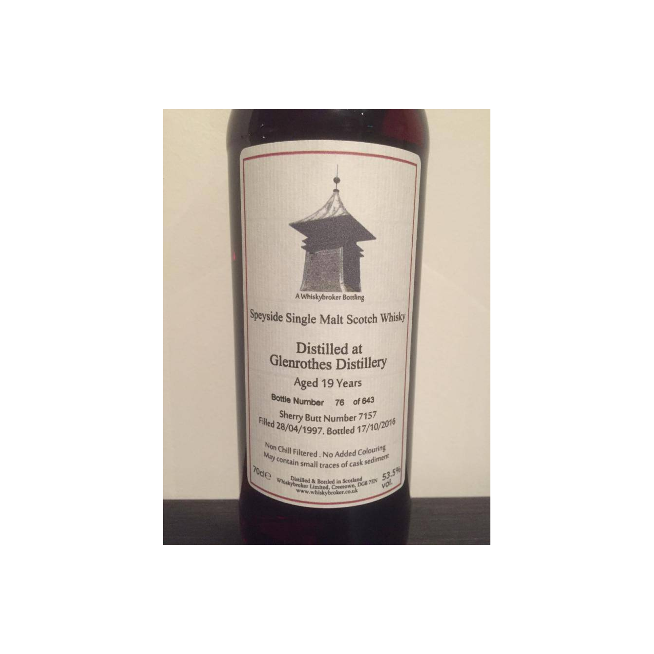 The Glenrothes 1997 19 Years Single Malt Whisky 2