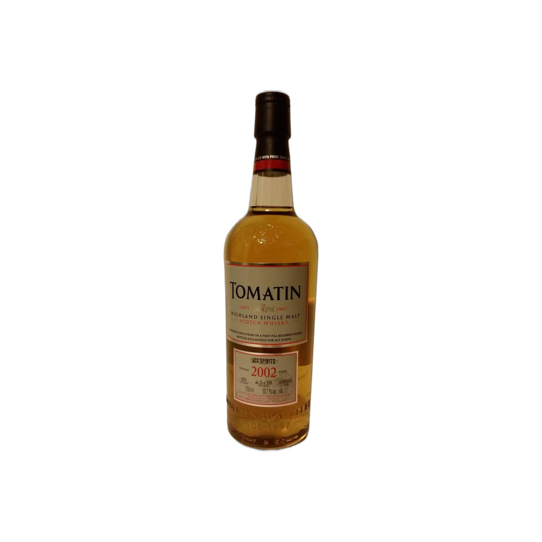 Tomatin Single Cask 2002 12 Years Single Malt Whisky 2