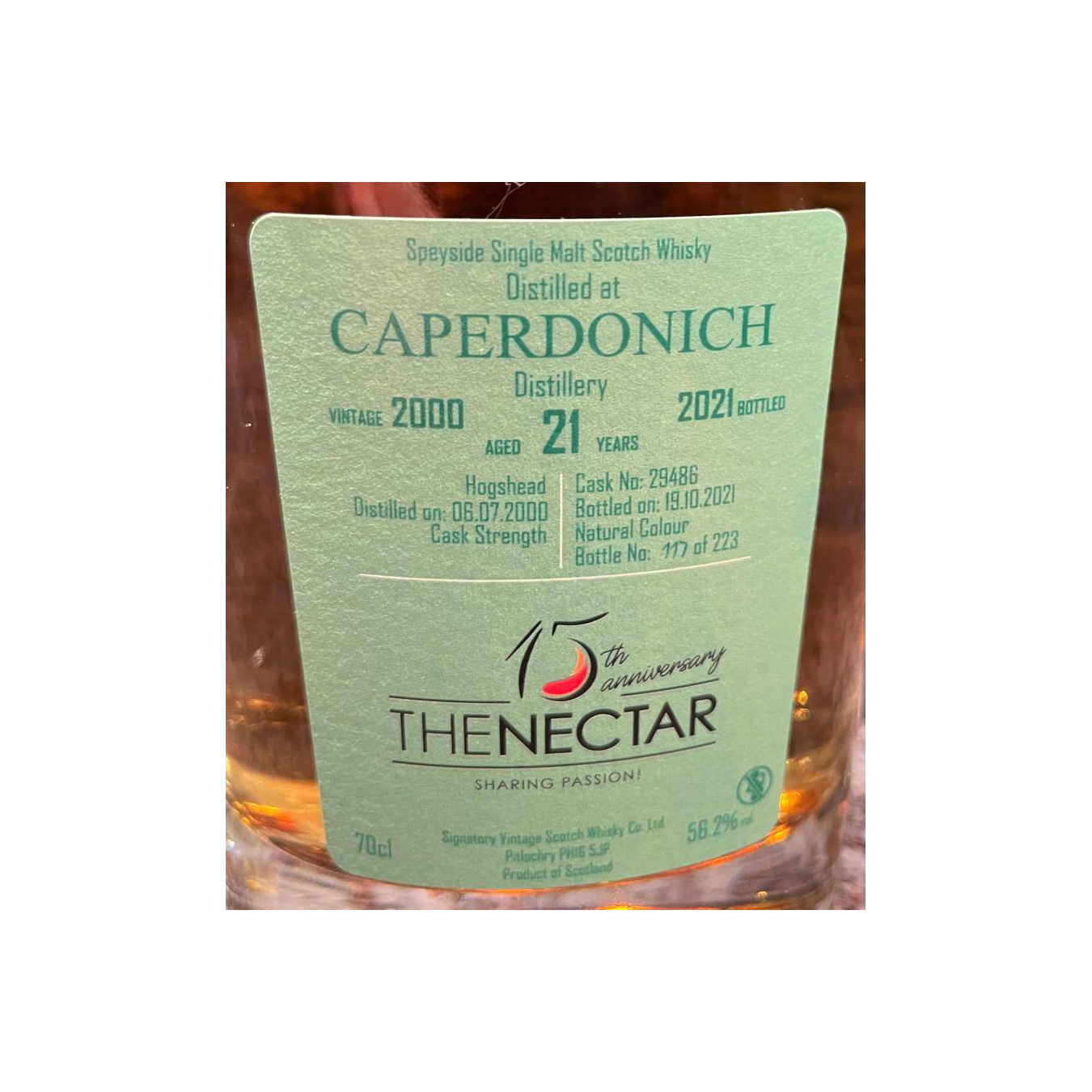 Caperdonich Cask Strength Collection 2000 21 Years Single Malt Whisky 2