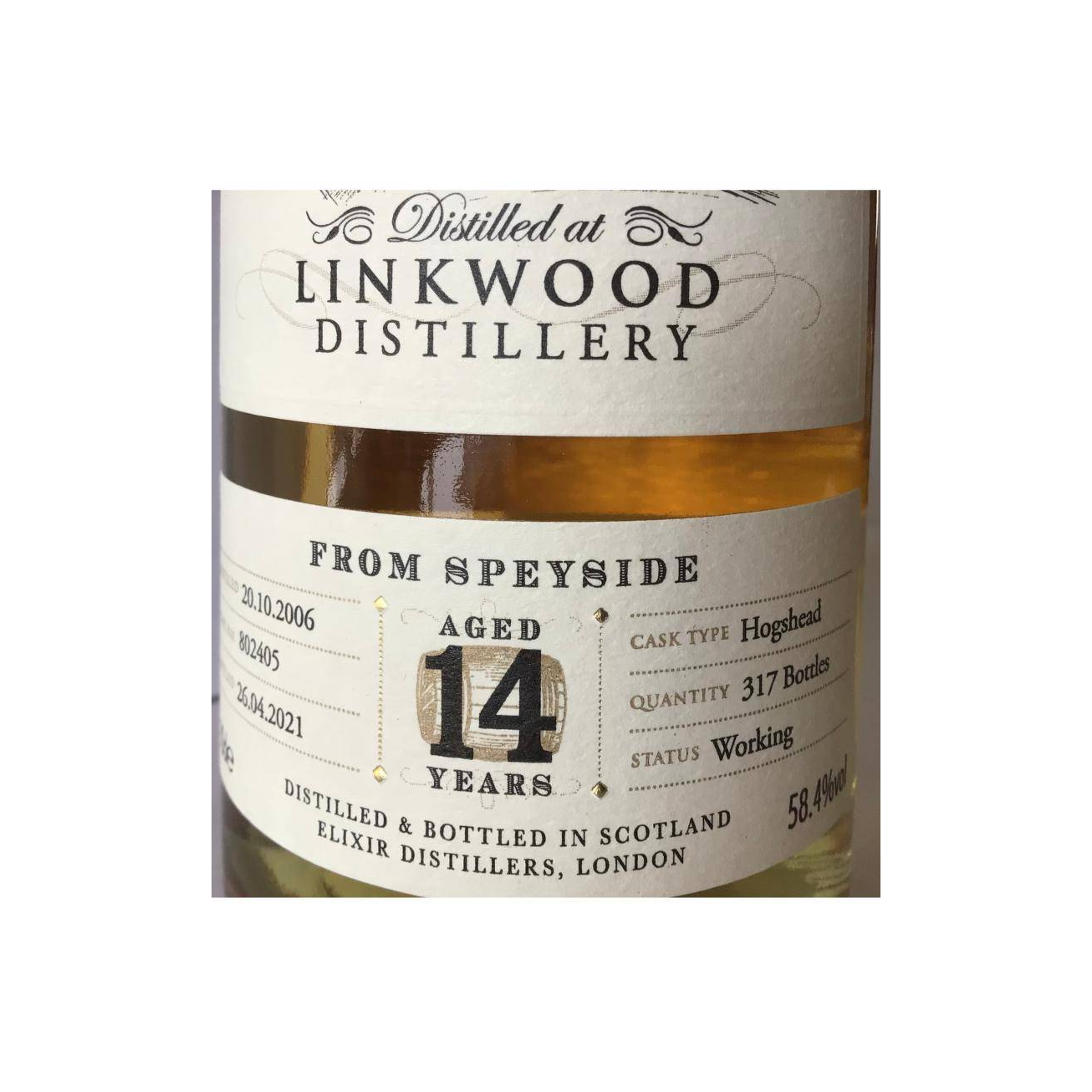 Linkwood The Single Malts of Scotland 2006 14 Years Single Malt Whisky 2
