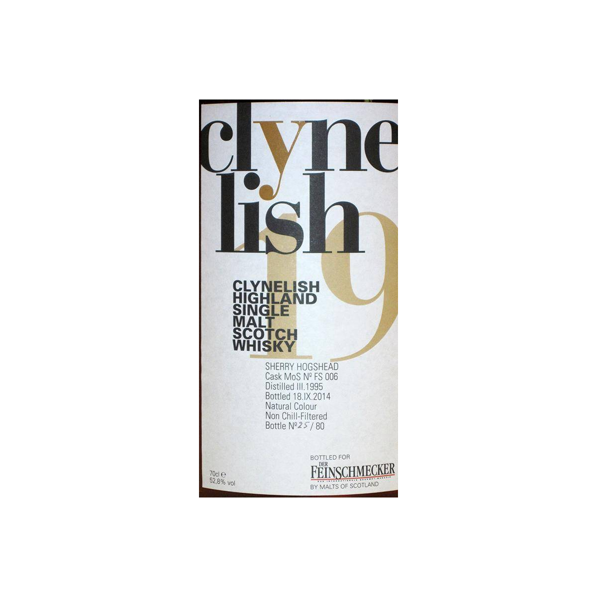 Clynelish 1995 19 Years Single Malt Whisky 2