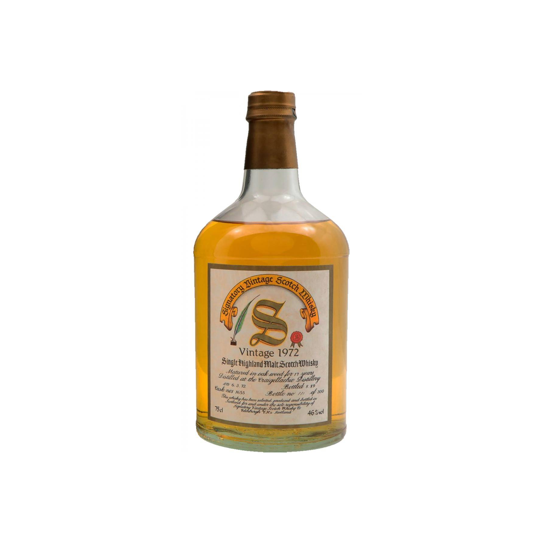 Craigellachie Vintage Collection - Dumpy 1972 17 Years Single Malt Whisky