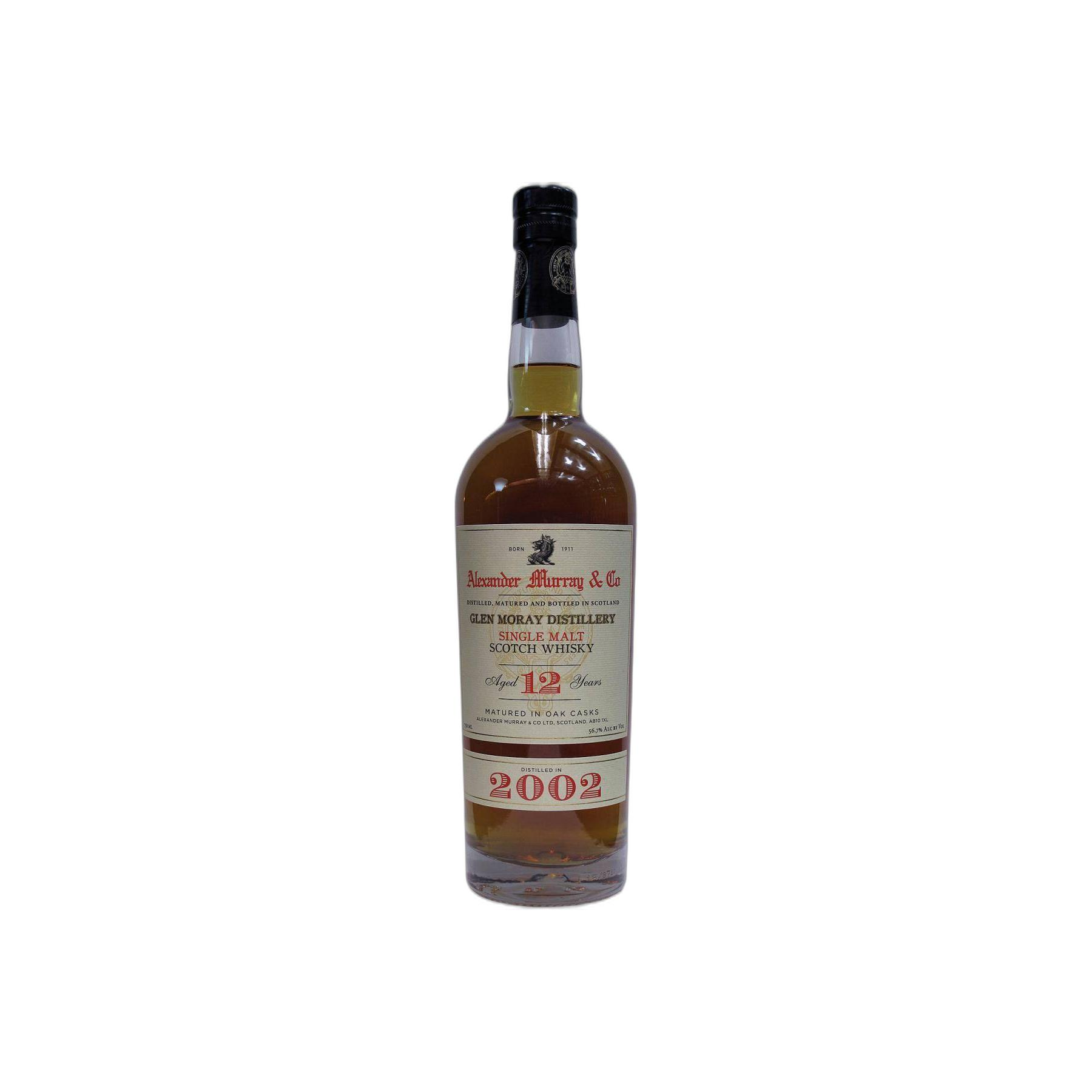 Glen Moray 2002 12 Years Single Malt Whisky
