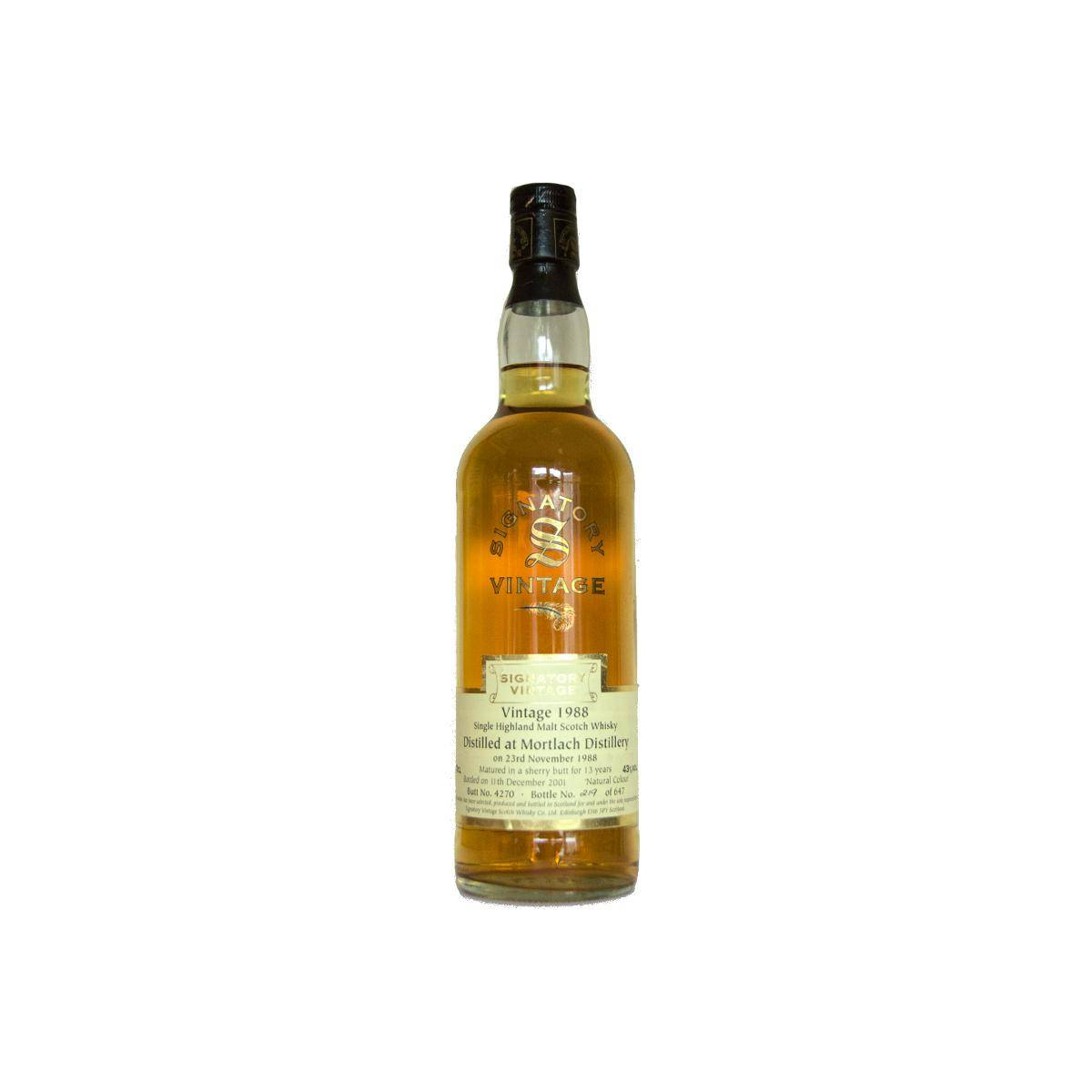 Mortlach Vintage Collection 1988 13 Years Single Malt Whisky