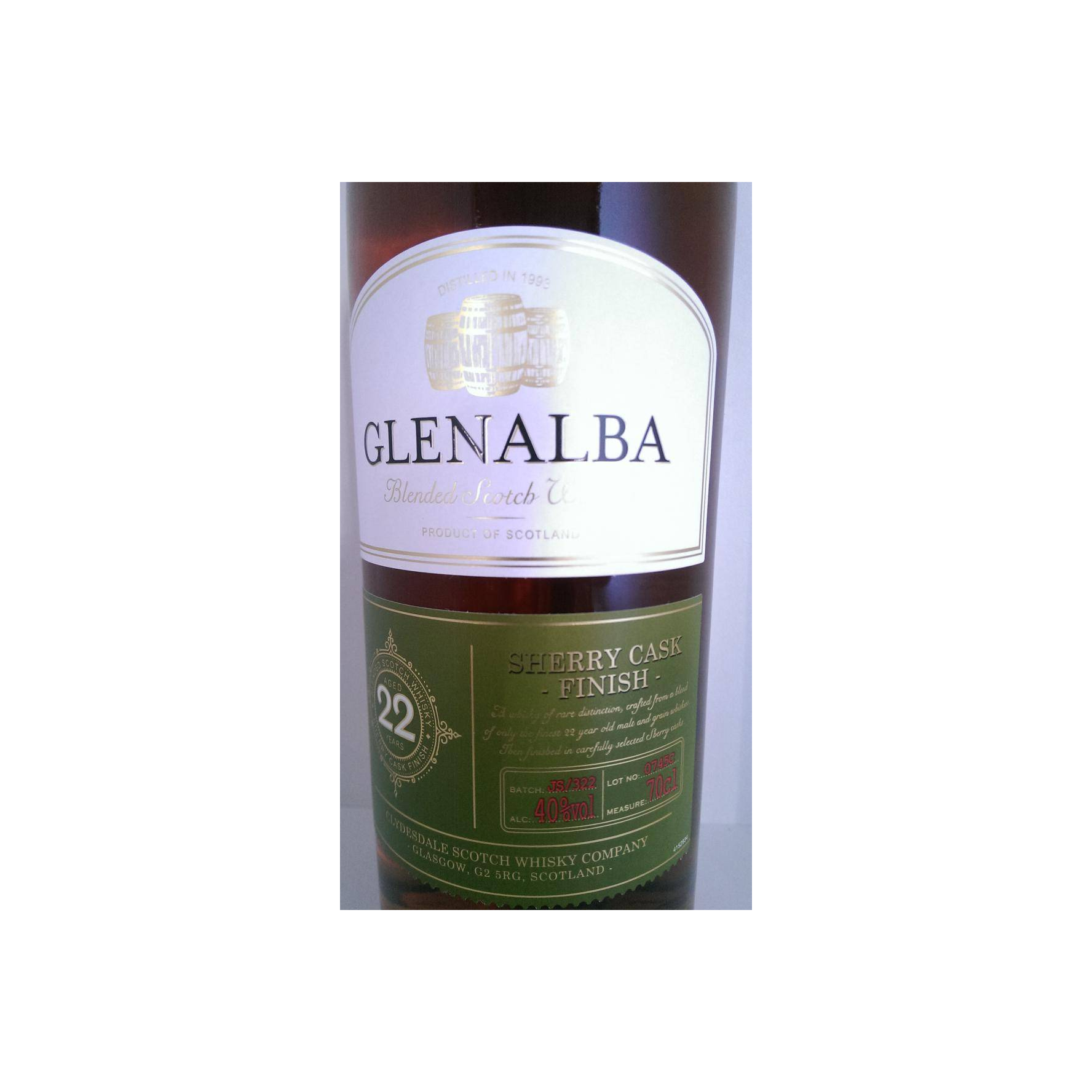 Glenalba 22-year-old Cd 2