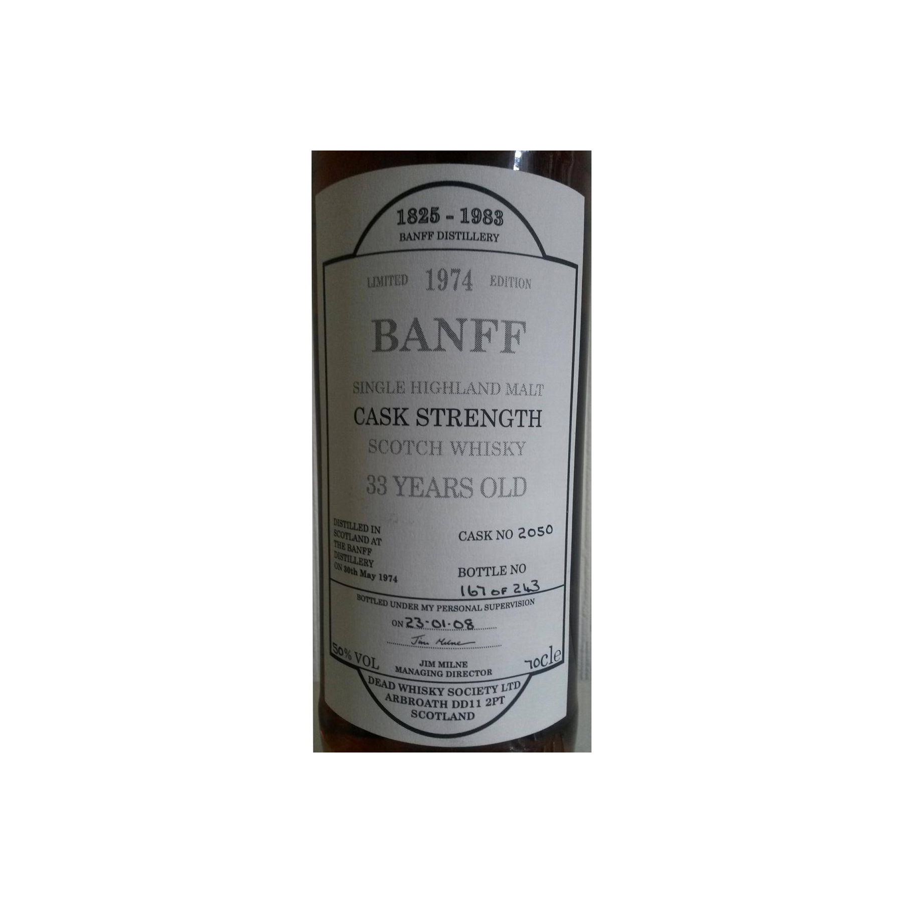 Banff 1974 33 Years Single Malt Whisky 3