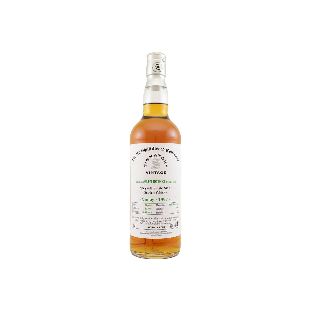 The Glenrothes The Un-Chillfiltered Collection 1997 19 Years Single Malt Whisky