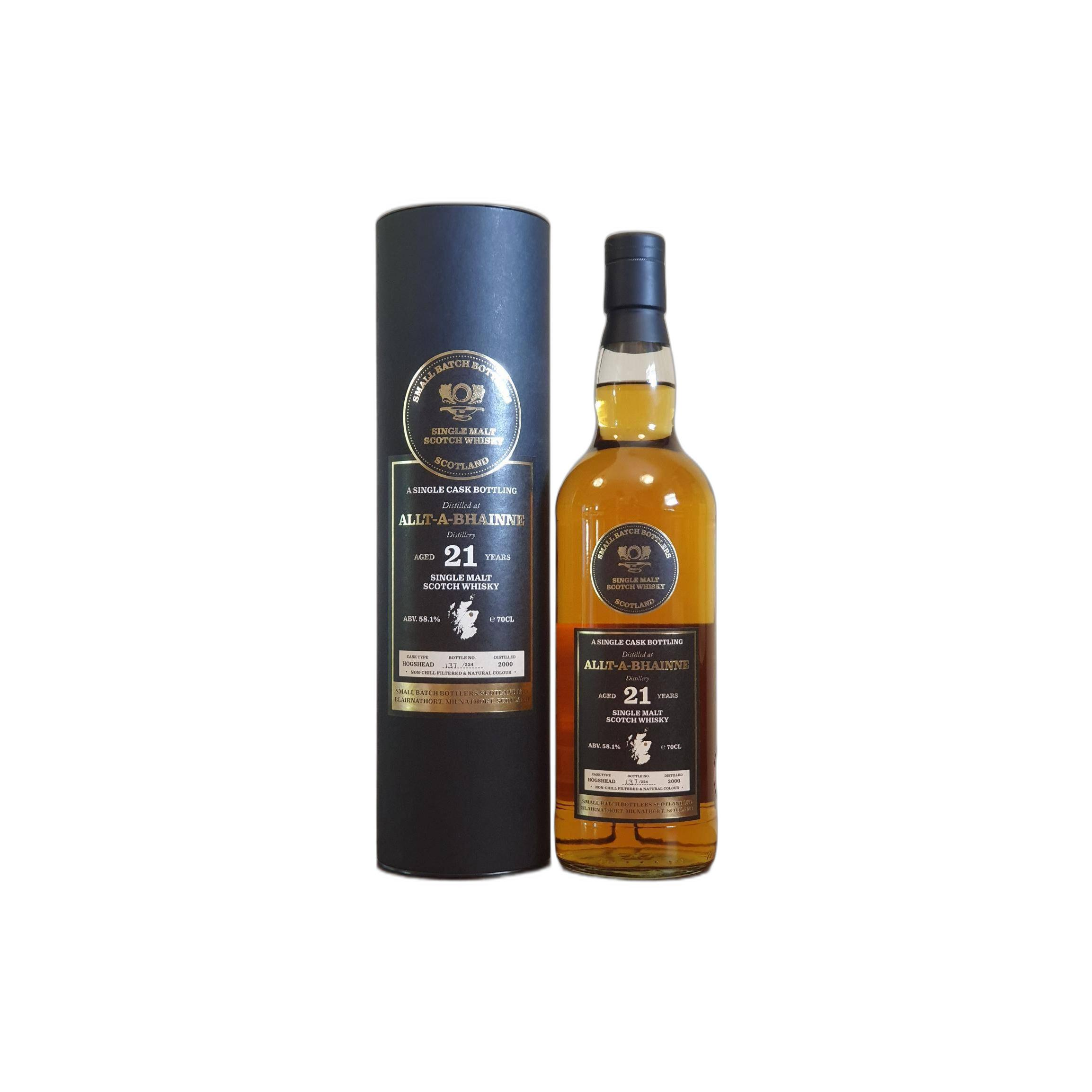 Allt-A-Bhainne 2000 21 Years Single Malt Whisky 2