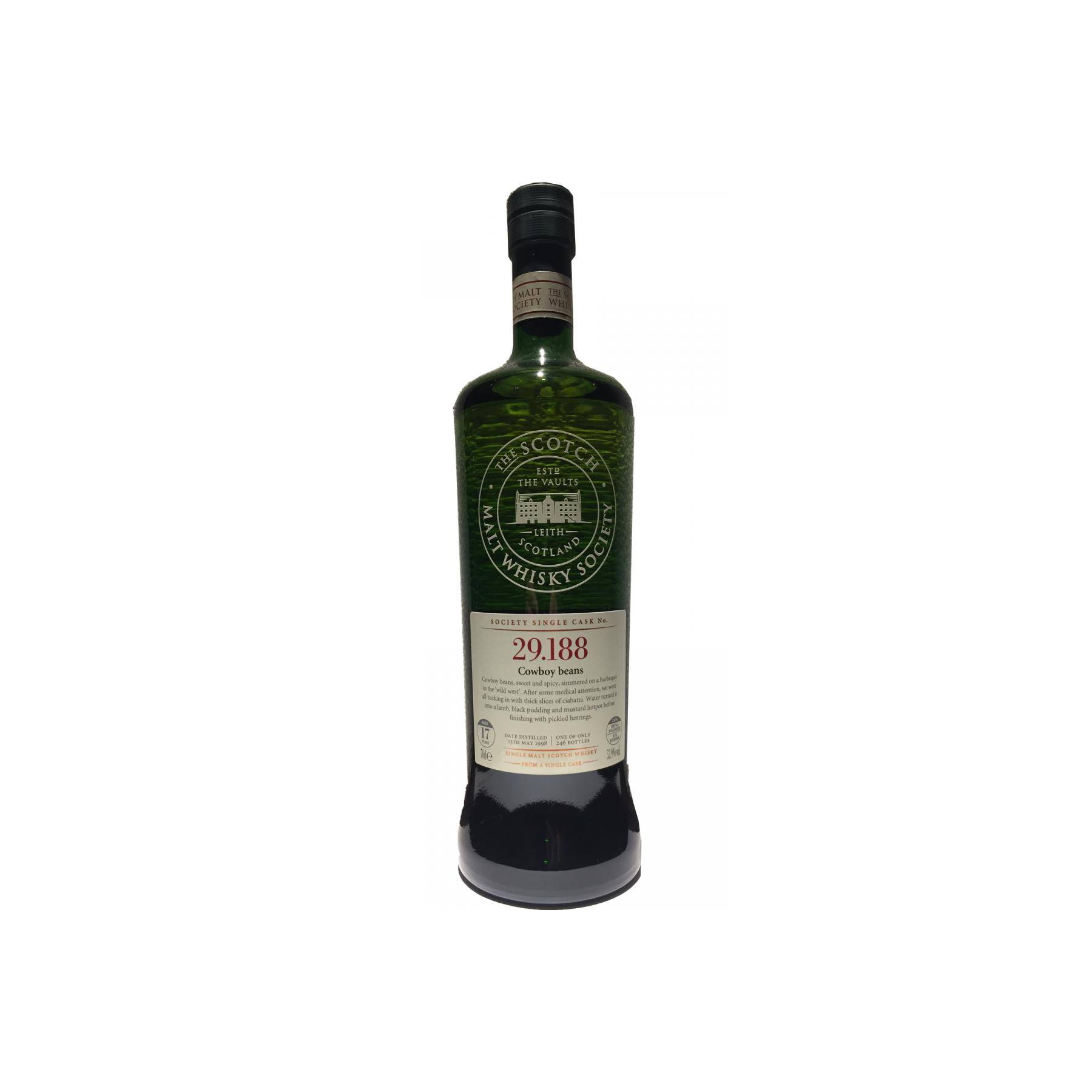 The Scotch Malt Whisky Society 1998 17 Years Single Malt Whisky