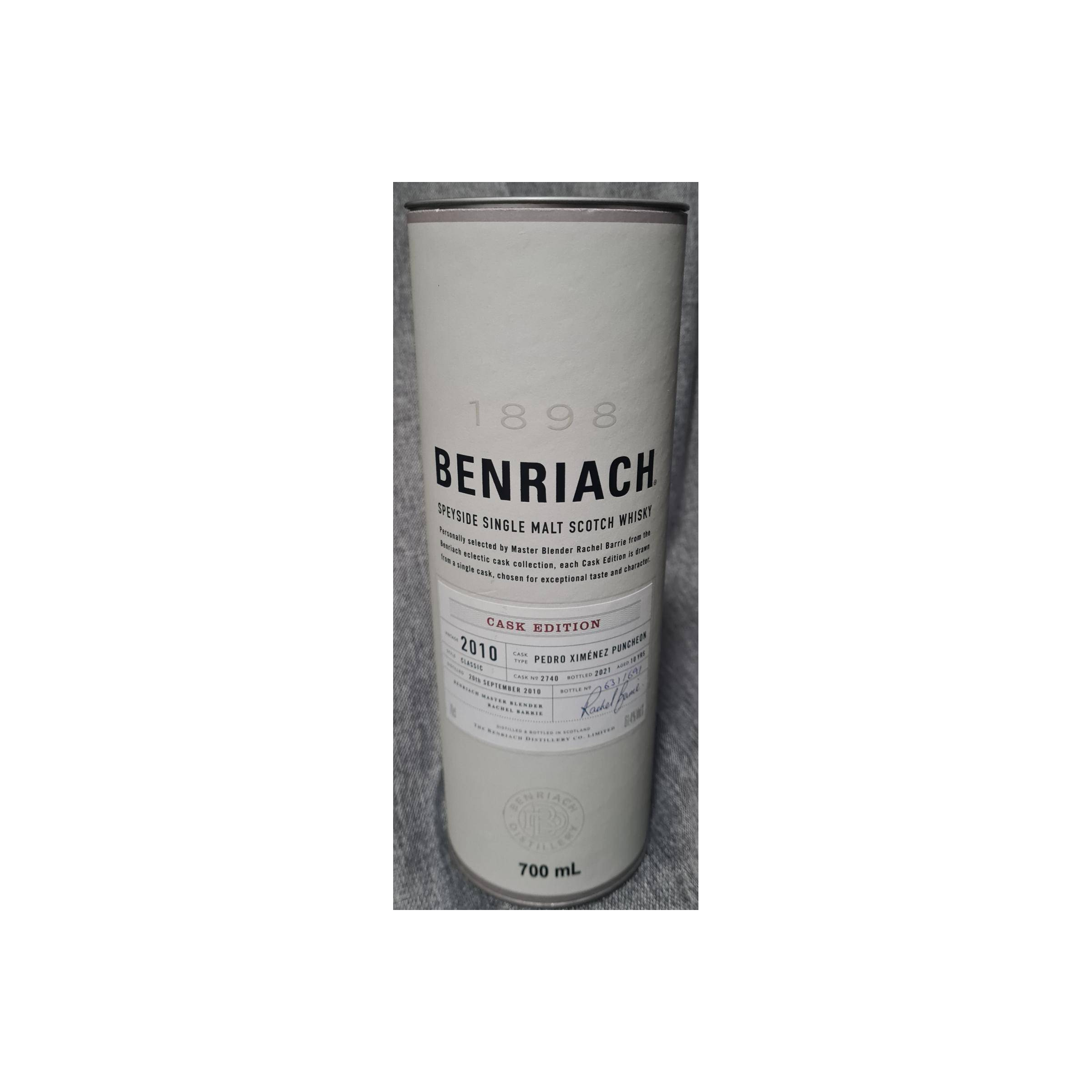 BenRiach 2010 10 Years Single Malt Whisky 2