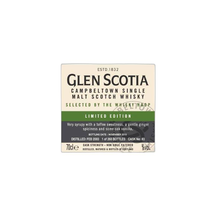 Glen Scotia Limited Edition 2003 12 Years Single Malt Whisky 2