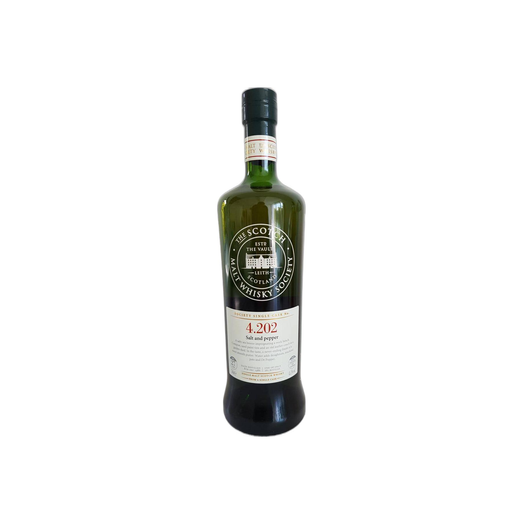The Scotch Malt Whisky Society 1986 27 Years Single Malt Whisky