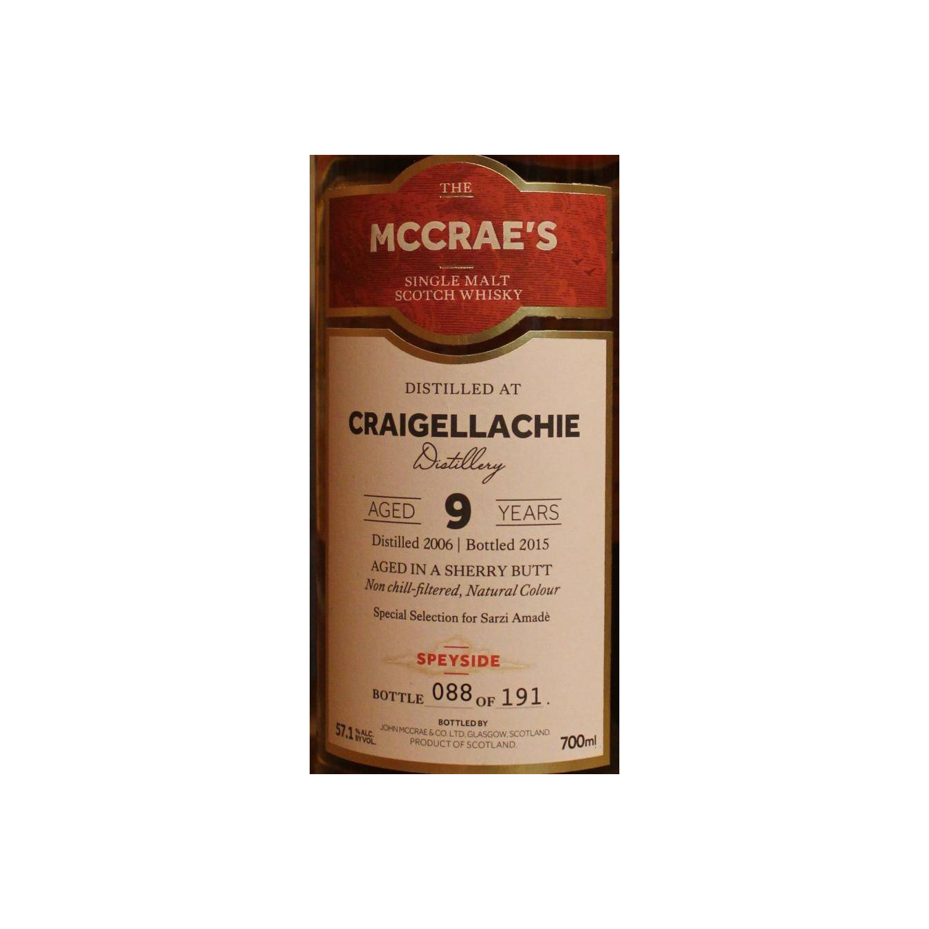 Craigellachie 2006 9 Years Single Malt Whisky 3