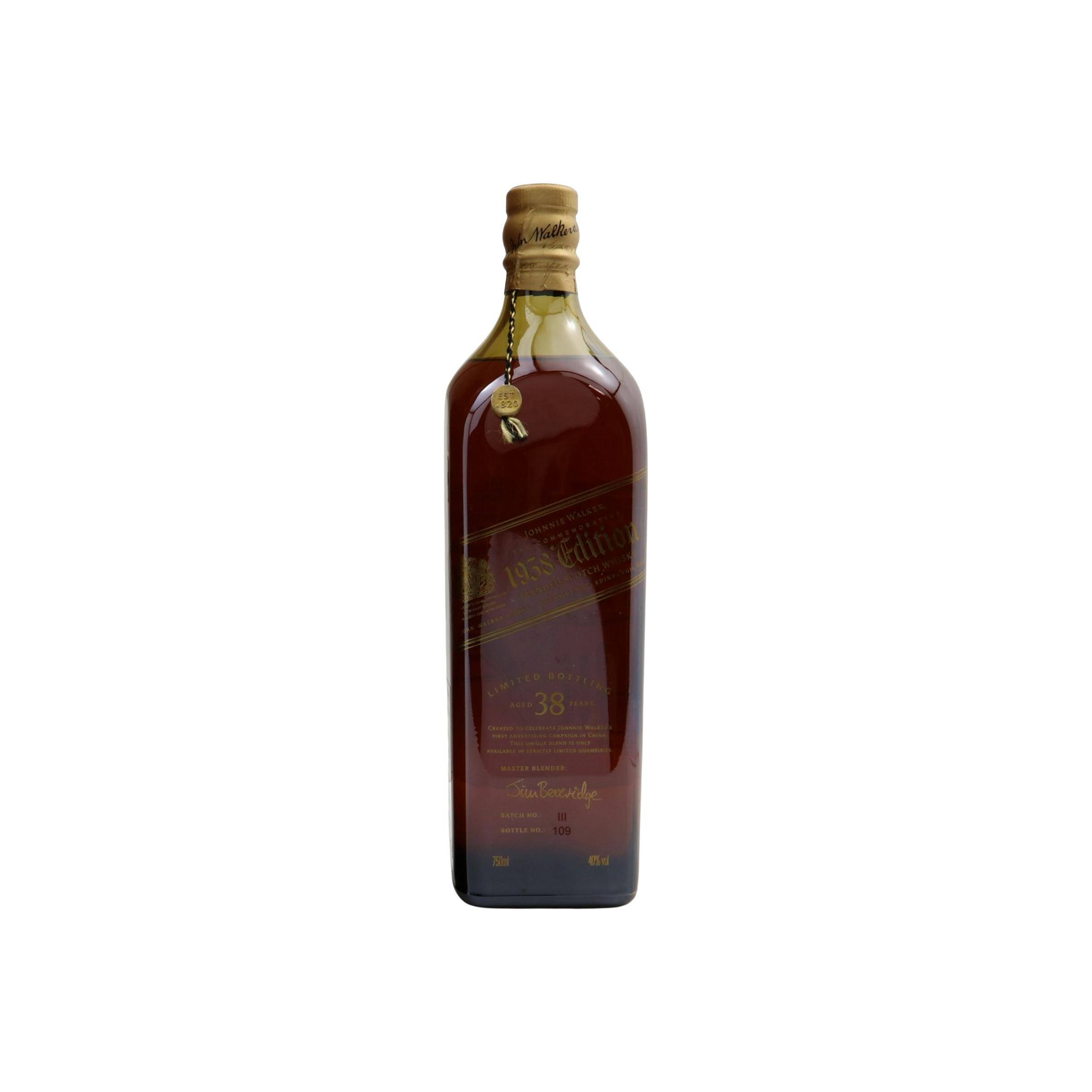 Johnnie Walker 1938 38 Years Blended Whisky