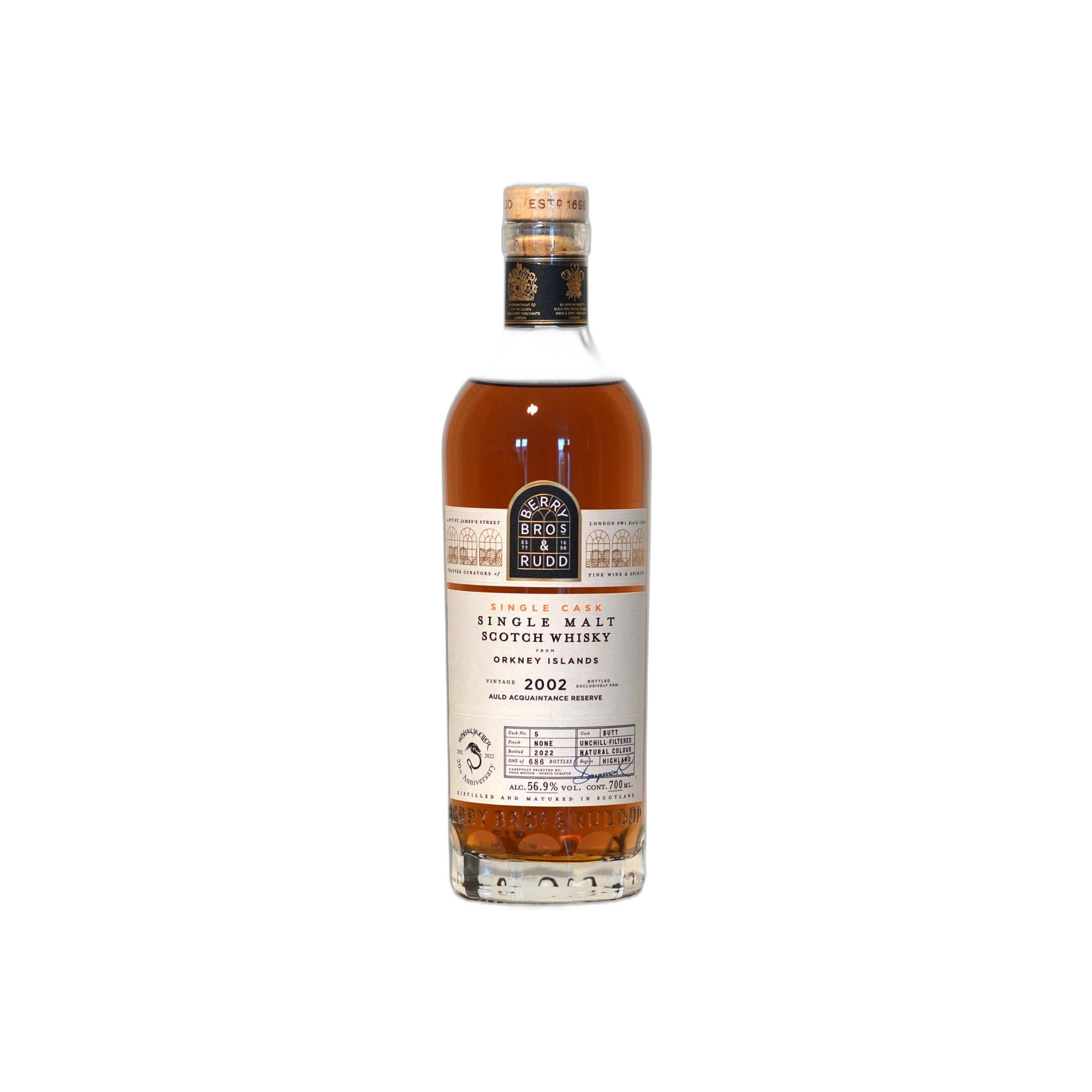 Berry Bros. & Rudd 2002 20 Years Single Malt Whisky