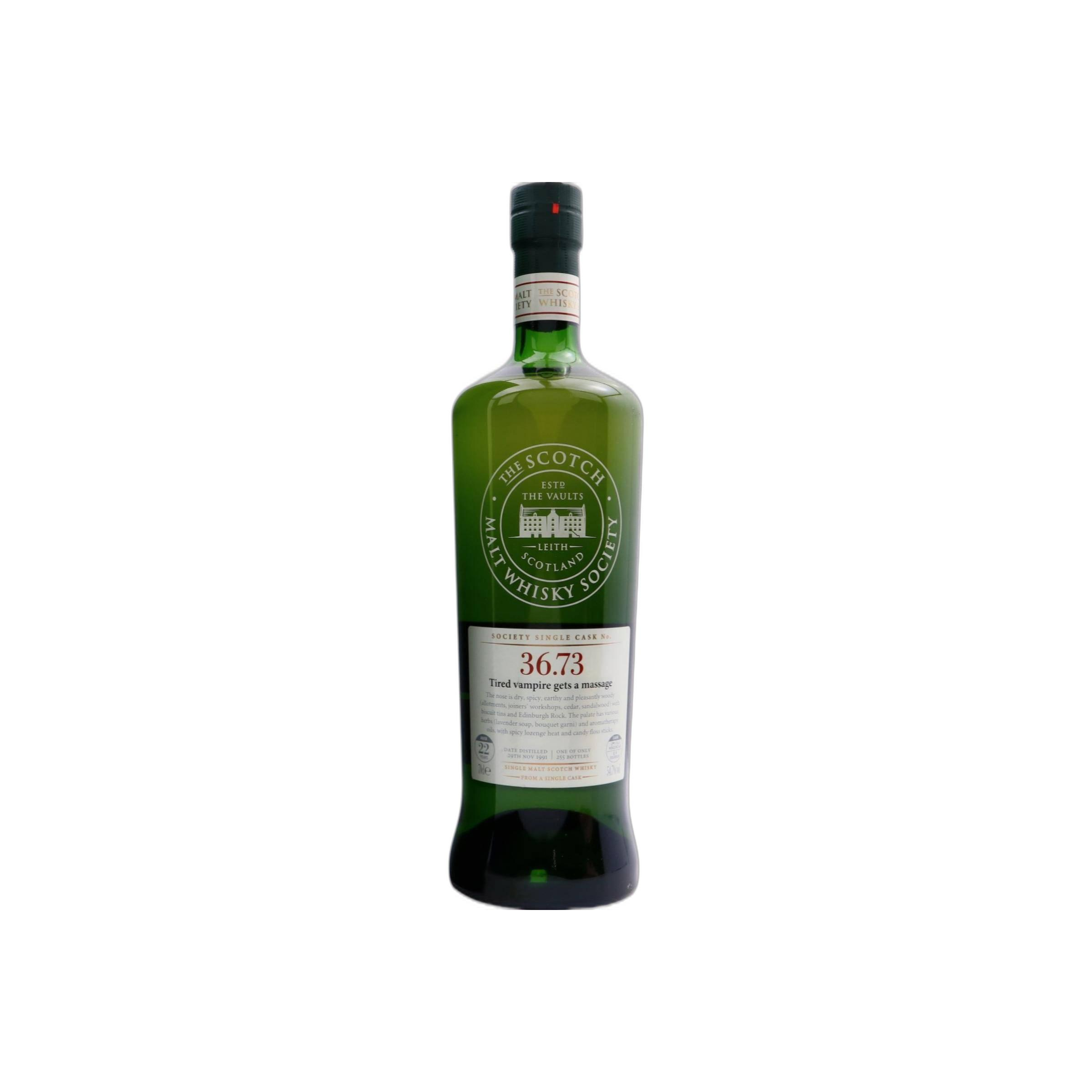 The Scotch Malt Whisky Society 1991 22 Years Single Malt Whisky