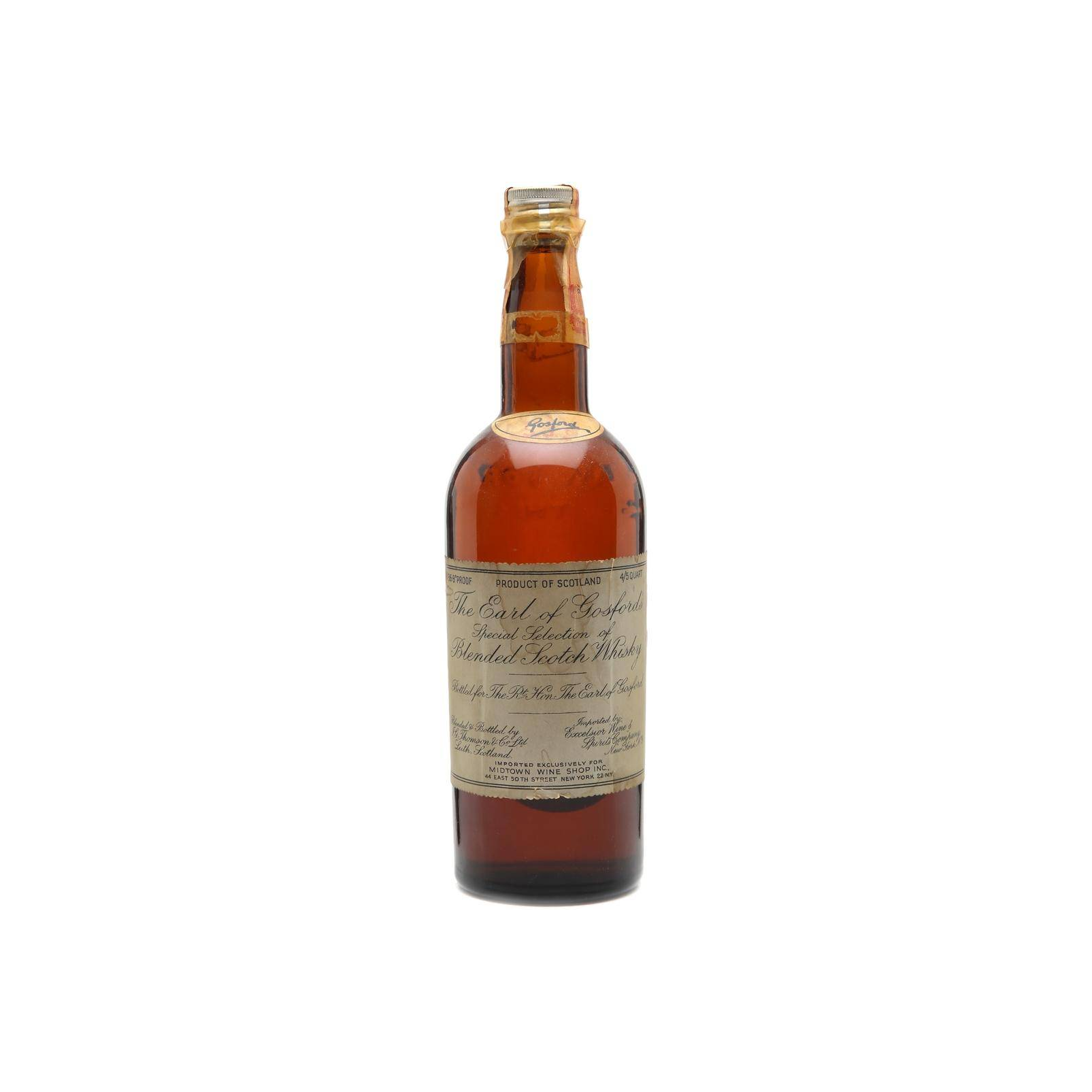 The Earl of Gosford's Special Selection of Blended Scotch Whisky