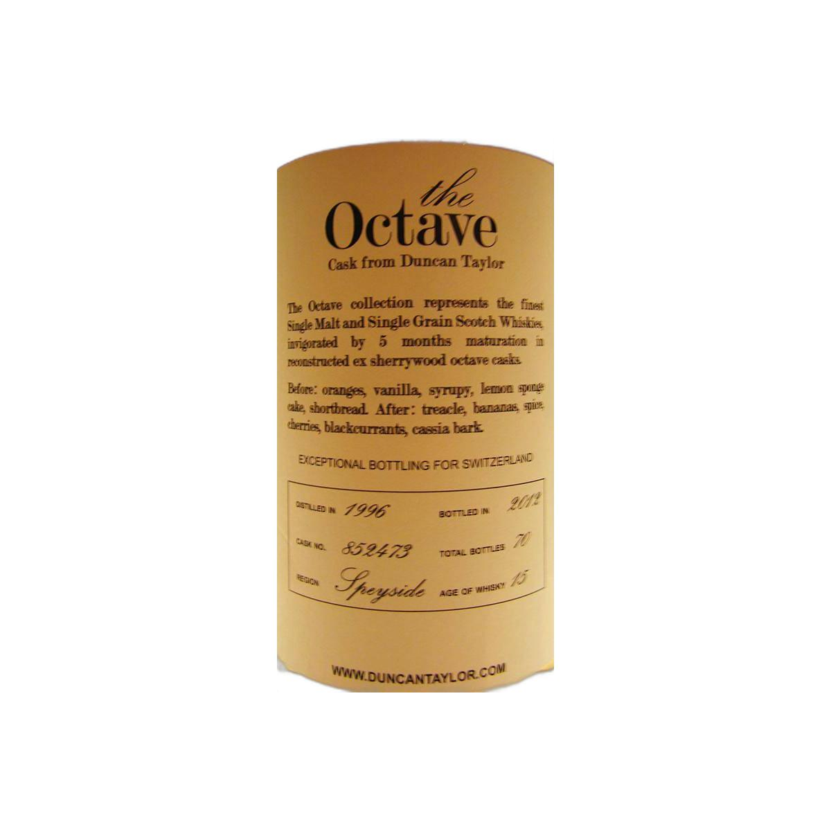 Glentauchers The Octave 1996 15 Years Single Malt Whisky 2