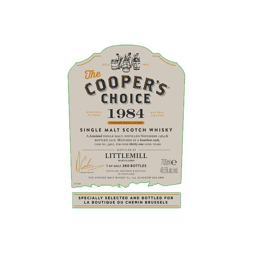 Littlemill The Cooper's Choice 1984 31 Years Single Malt Whisky 2