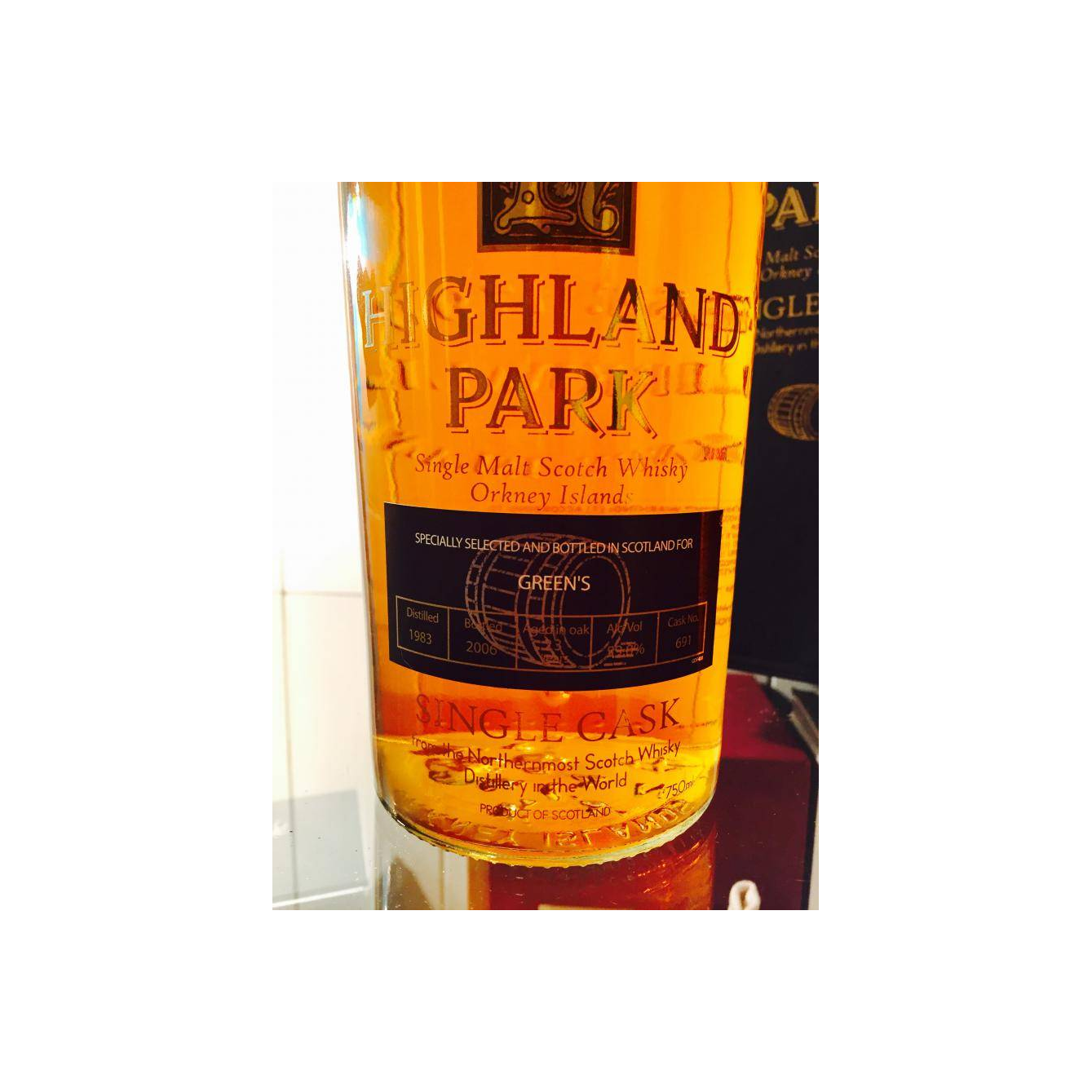 Highland Park Single Cask 1983 23 Years Single Malt Whisky 3