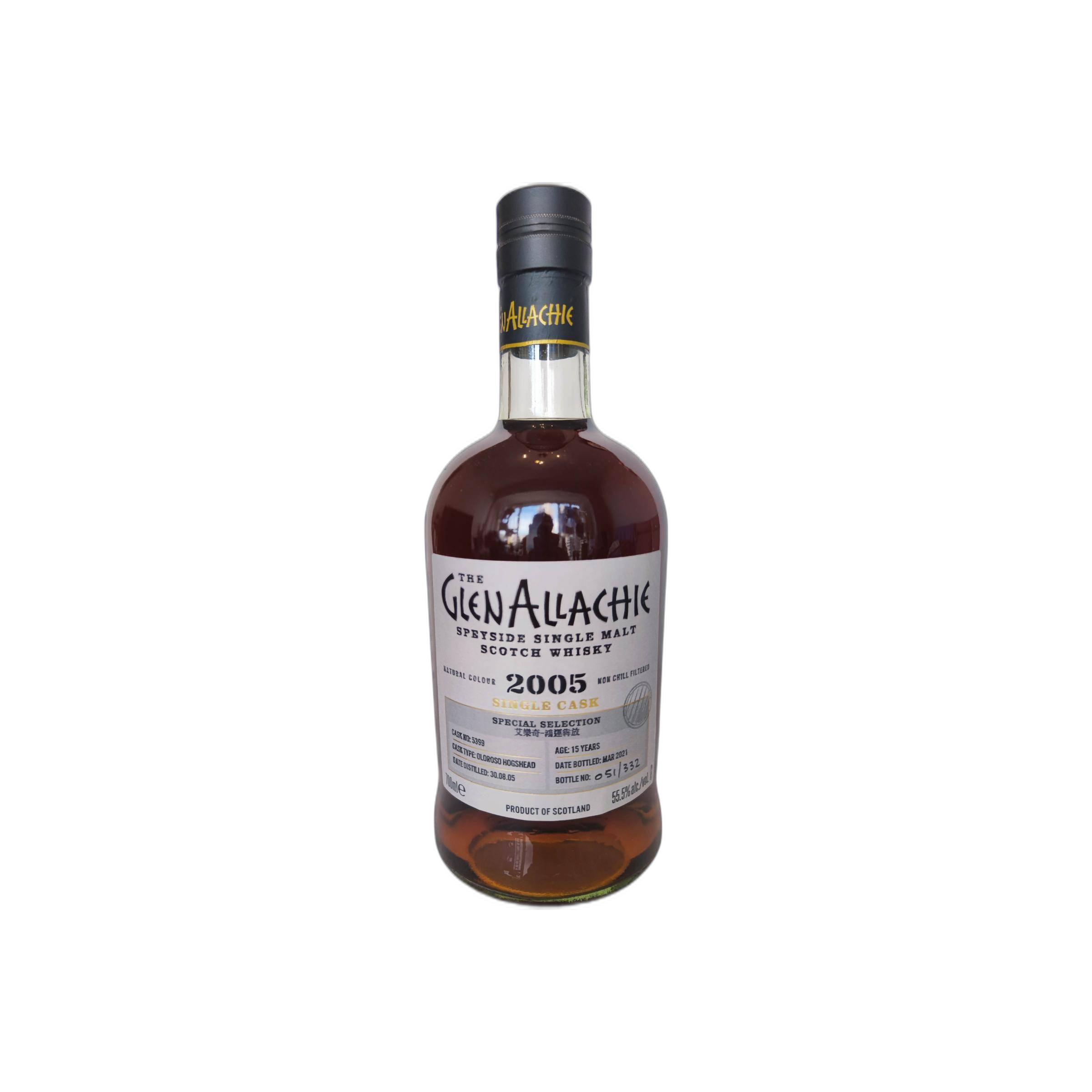 The GlenAllachie Single Cask 2005 15 Years Single Malt Whisky