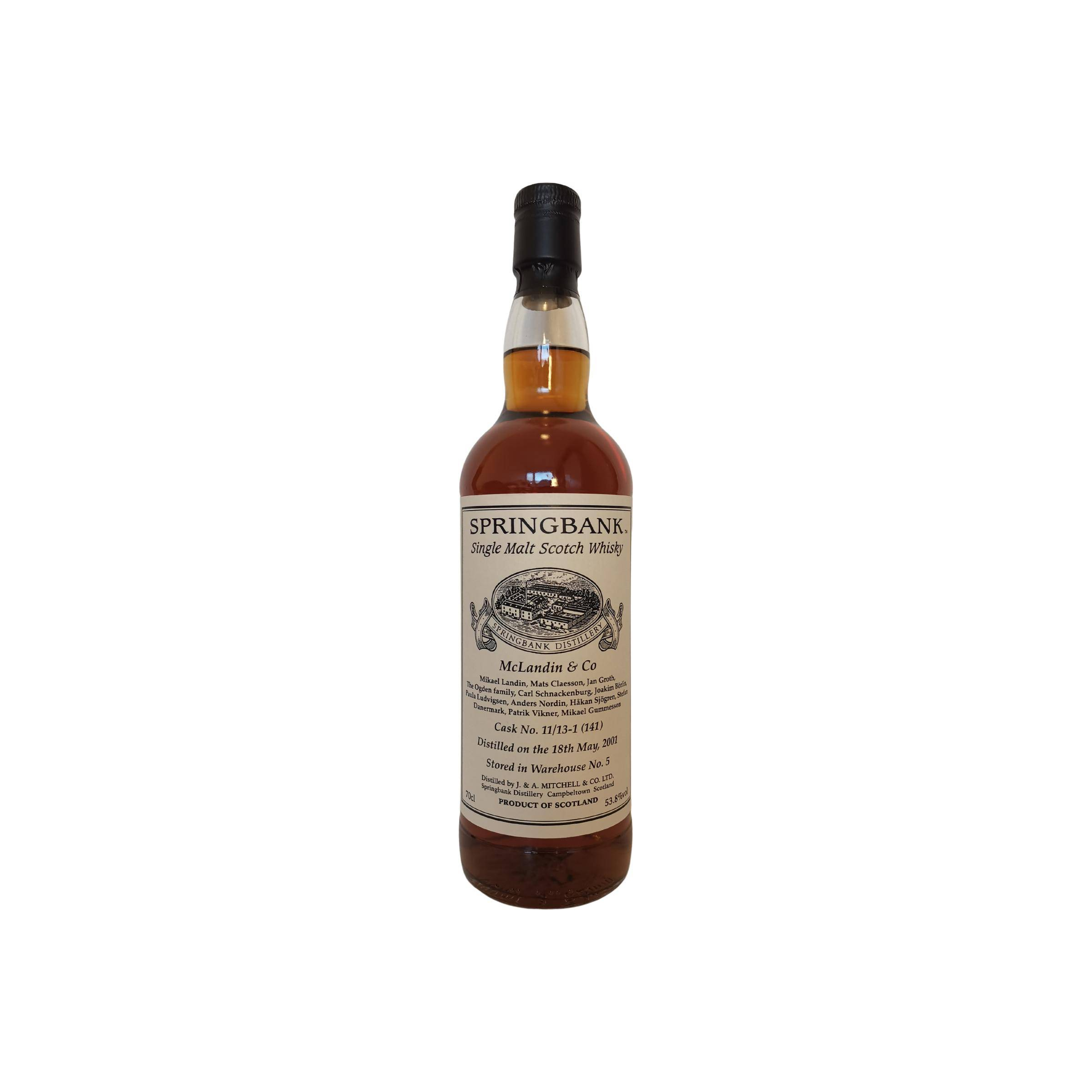 Springbank Private Bottling 2001 17 Years Single Malt Whisky
