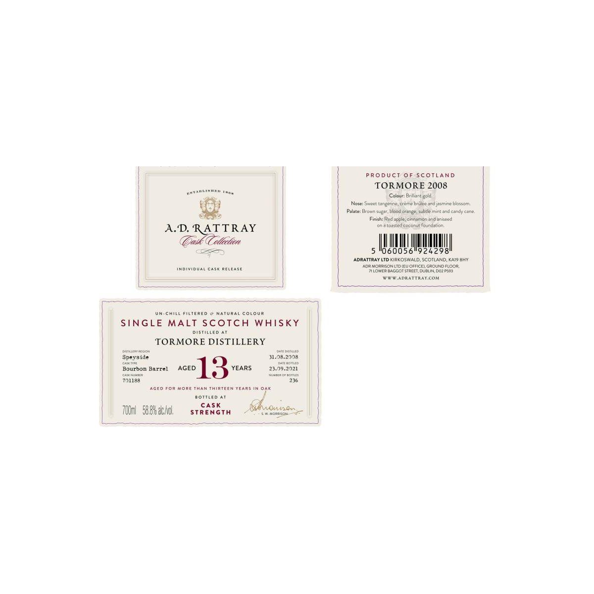 Tormore 2008 13 Years Single Malt Whisky 2