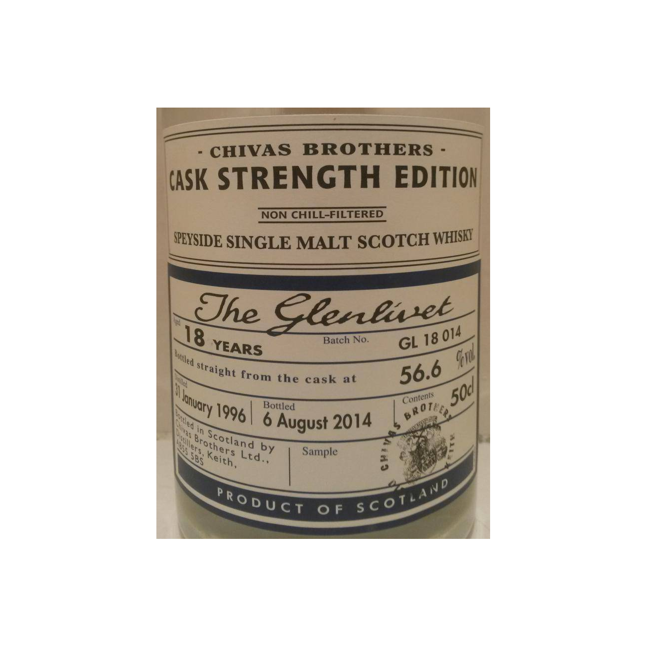 The Glenlivet 1996 18 Years Single Malt Whisky 3