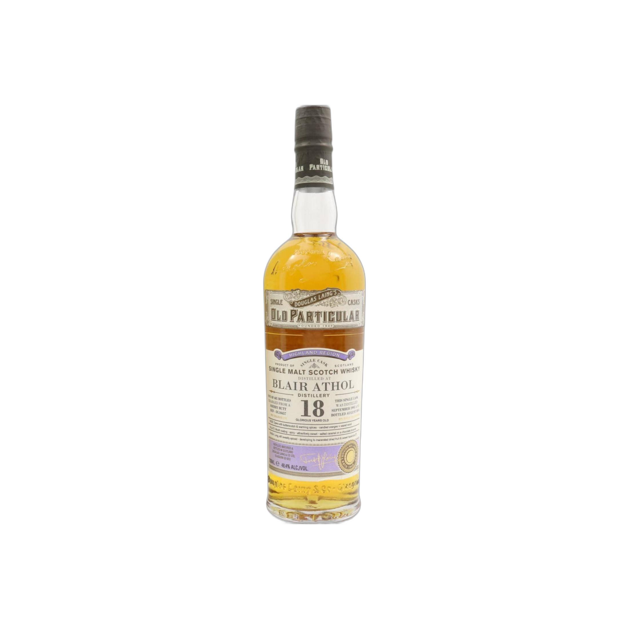 Blair Athol Old Particular 1995 18 Years Single Malt Whisky