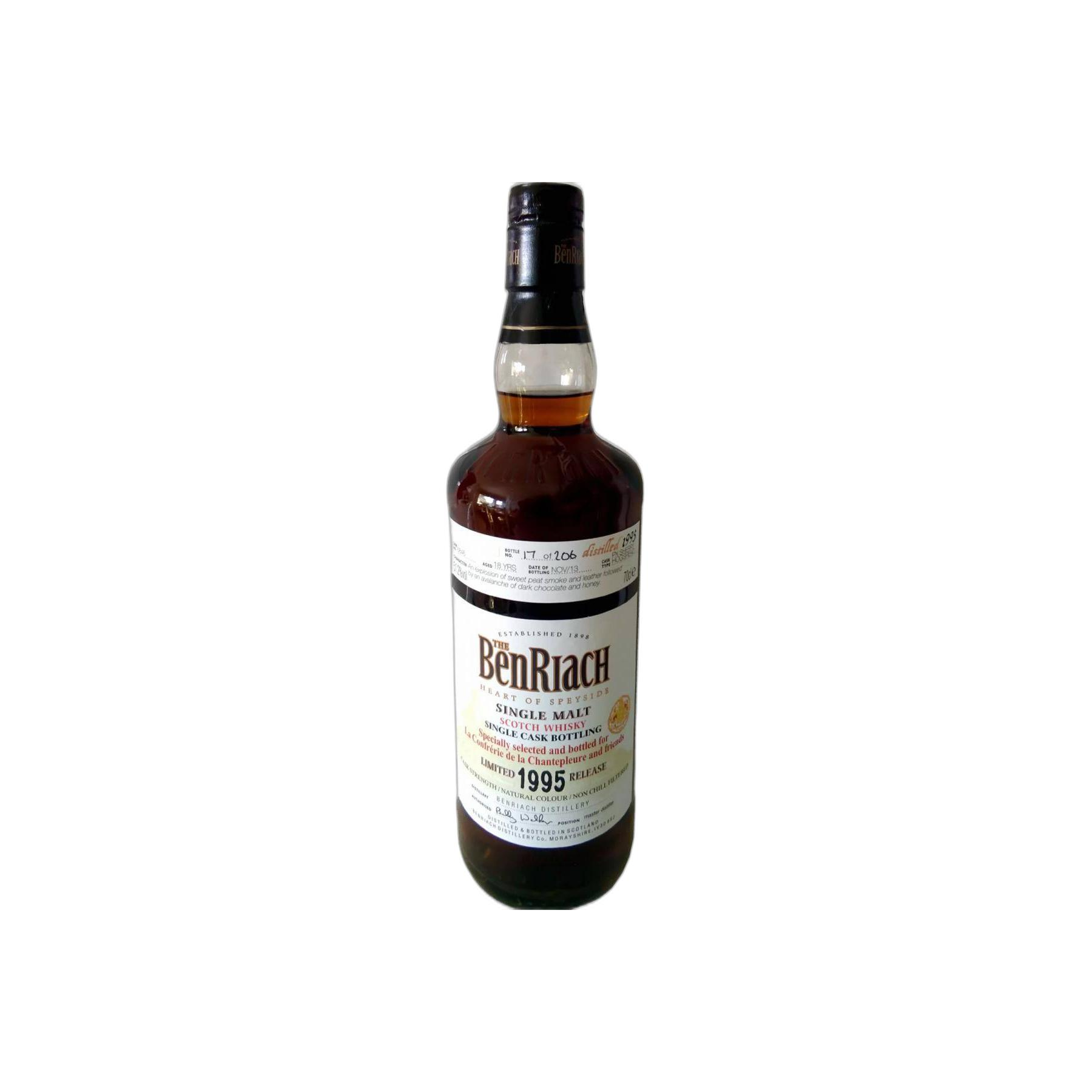 BenRiach Individual Cask Bottling 1995 18 Years Single Malt Whisky