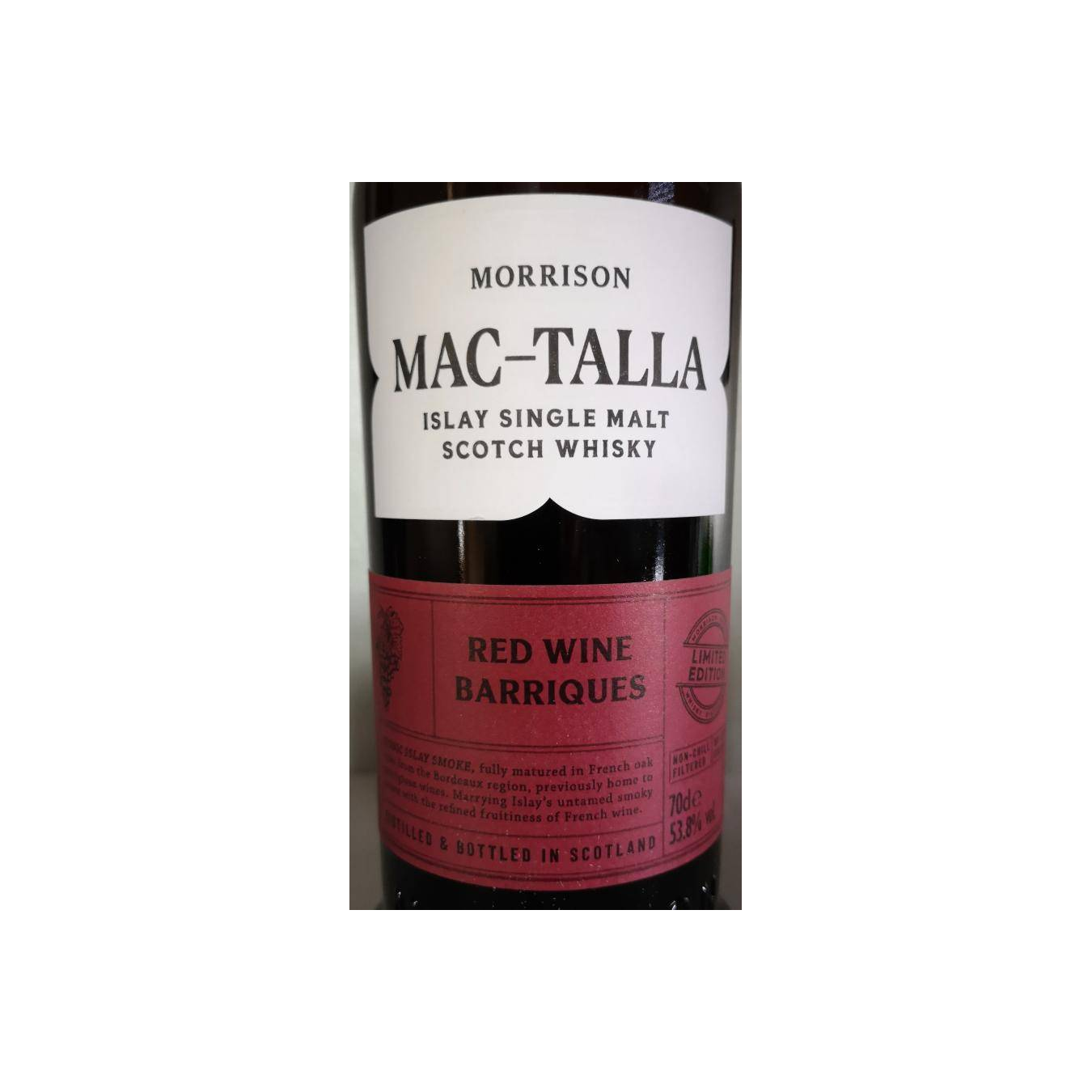 Mac-Talla Red Wine-Barriques MSWD 2