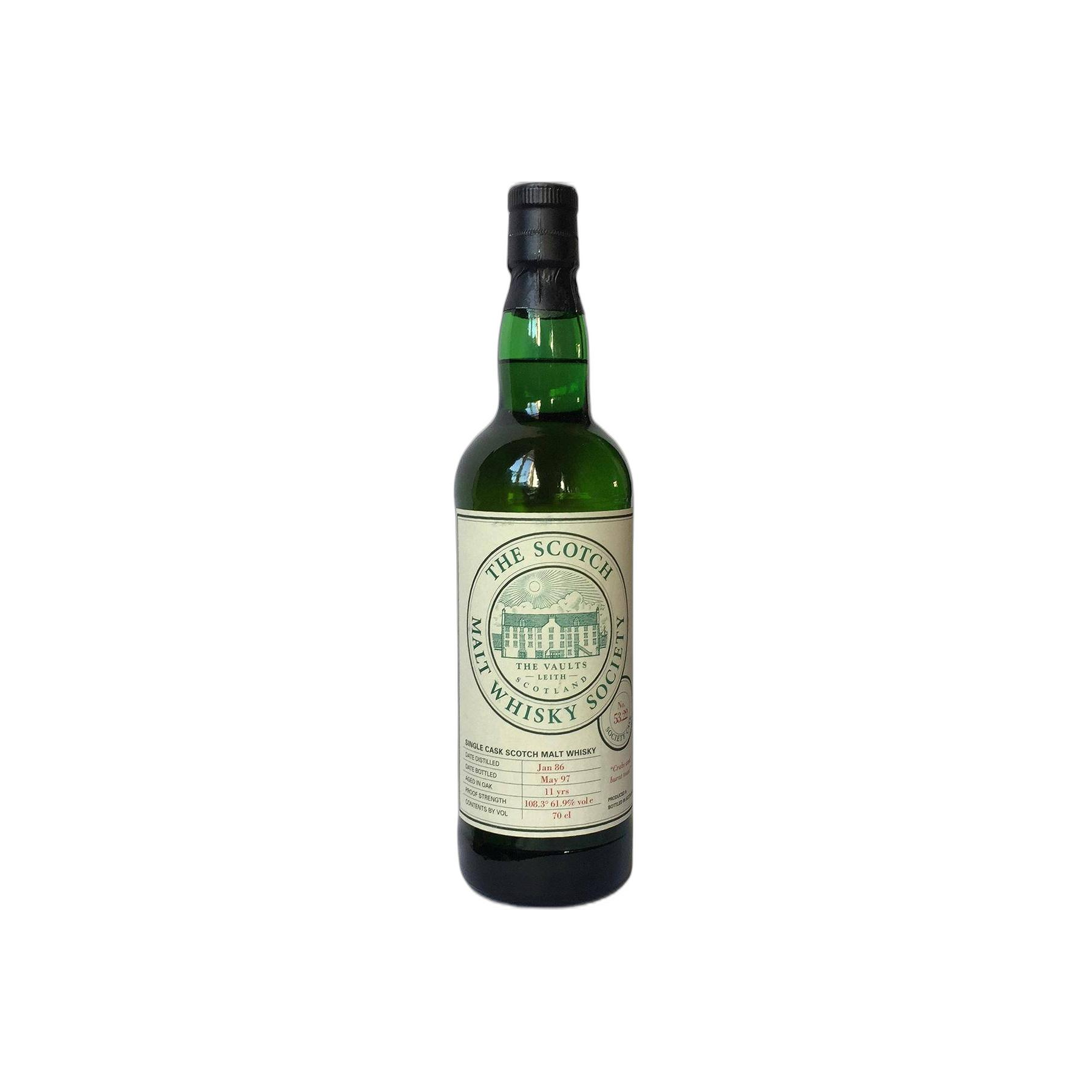 The Scotch Malt Whisky Society 1986 11 Years Single Malt Whisky