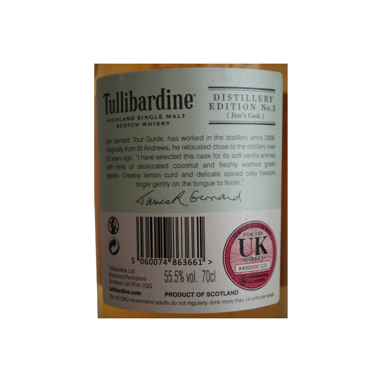 Tullibardine Single Malt Whisky 2