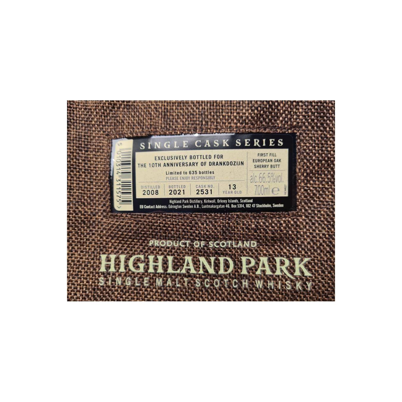 Highland Park Single Cask 2008 13 Years Single Malt Whisky 3