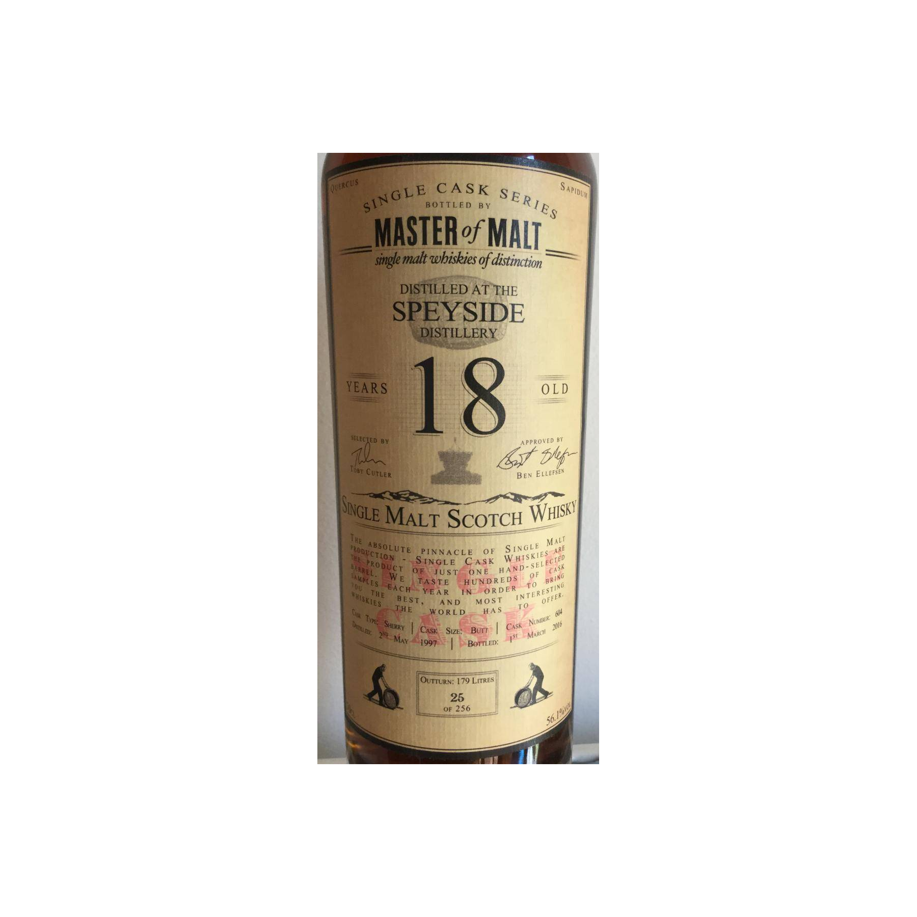 Spey Single Cask 1997 18 Years Single Malt Whisky 2