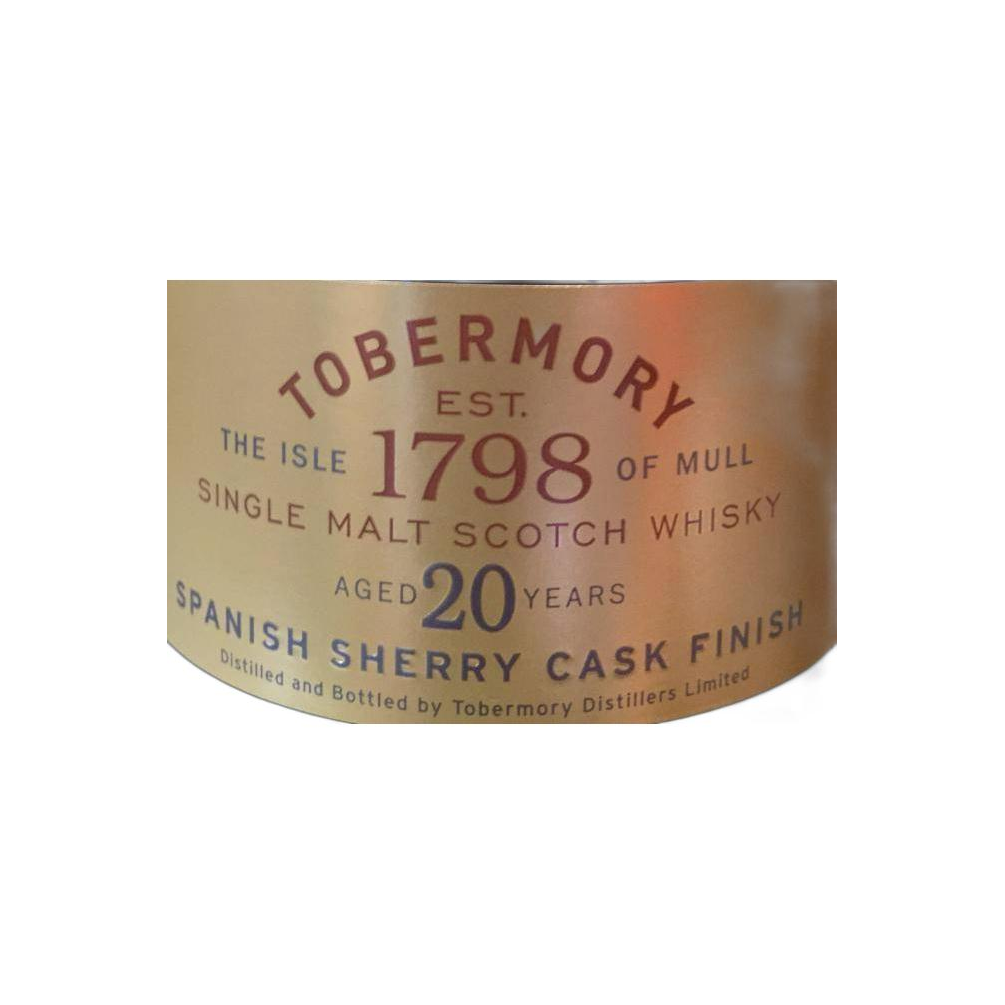 Tobermory 20 Years Single Malt Whisky 2