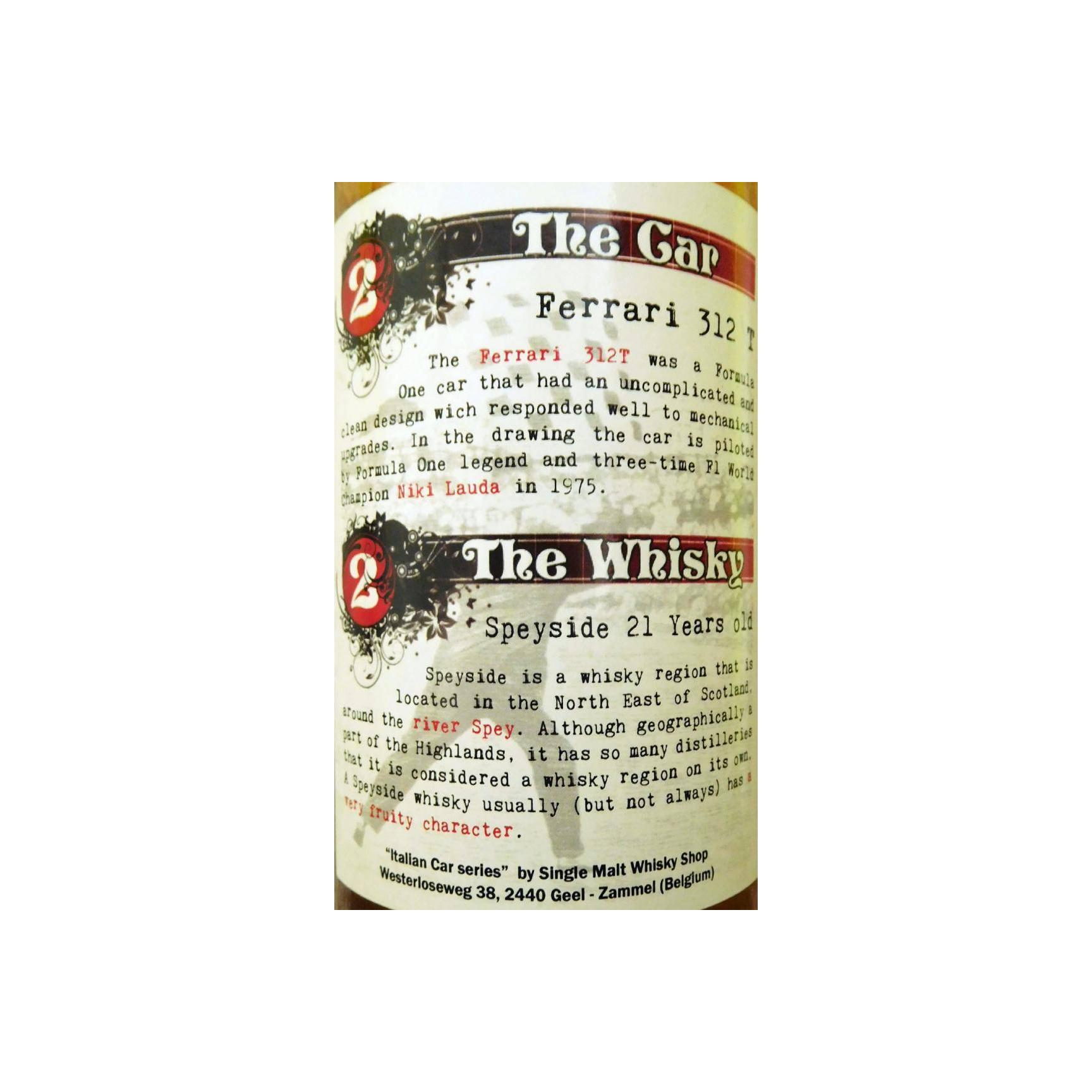 Speyside 21-year-old Fb 3