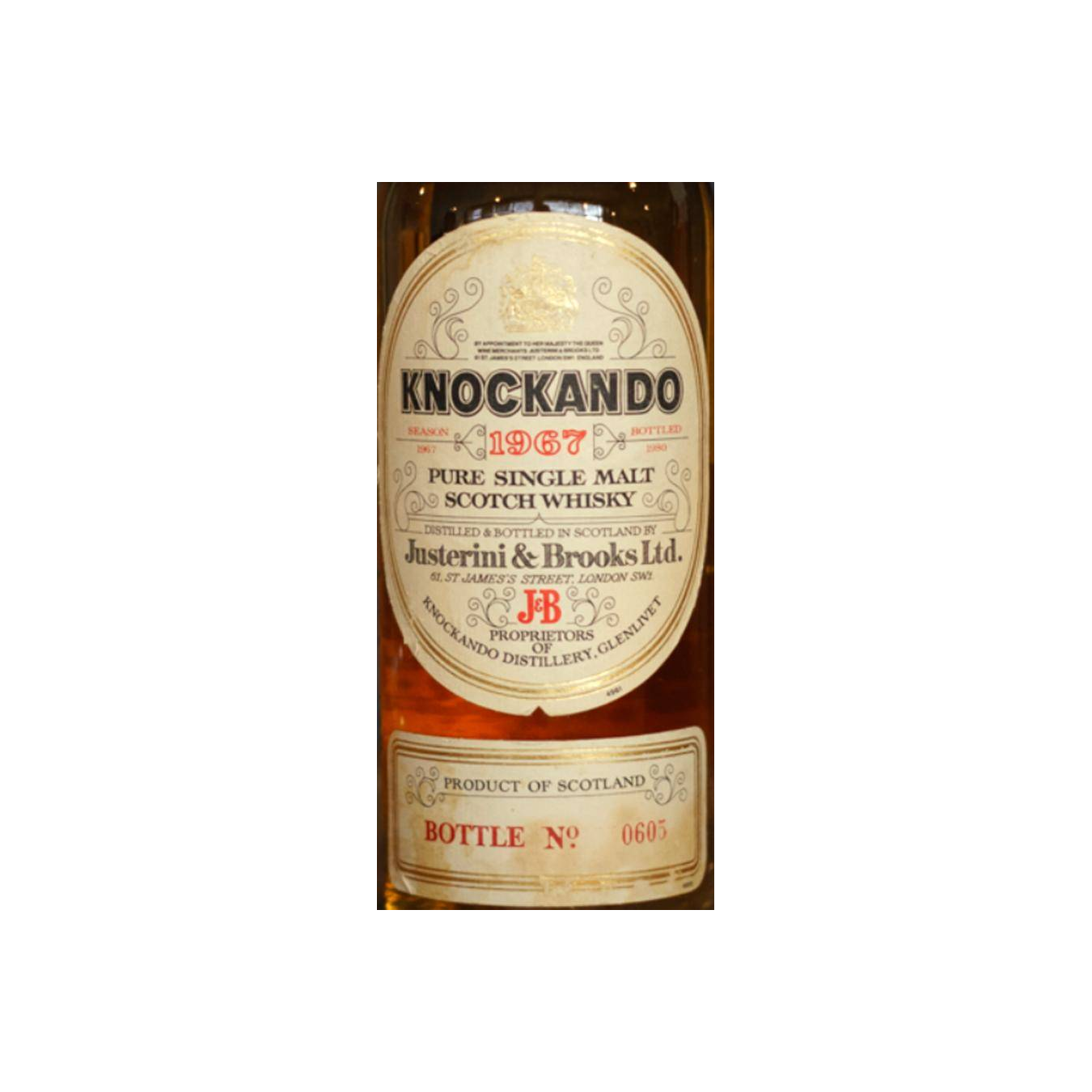 Knockando 1967 13 Years Single Malt Whisky