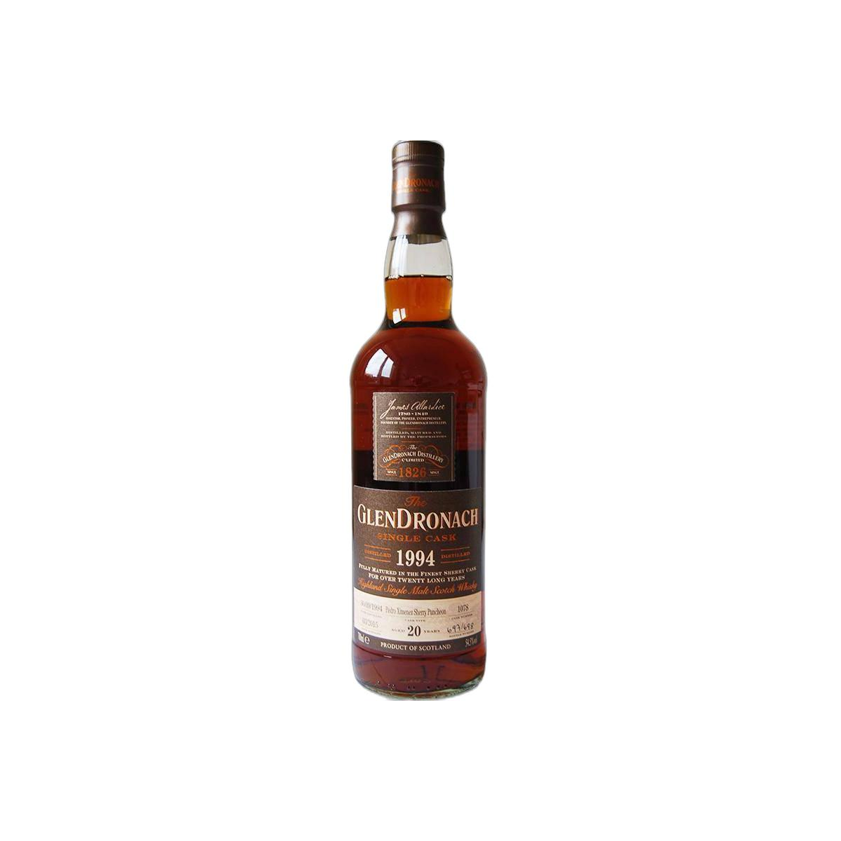 GlenDronach Single Cask 1994 20 Years Single Malt Whisky