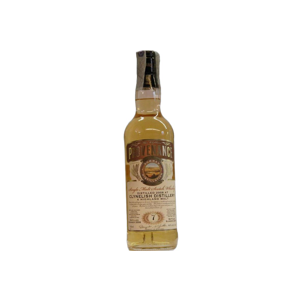Clynelish McGibbon's Provenance 2008 7 Years Single Malt Whisky 2