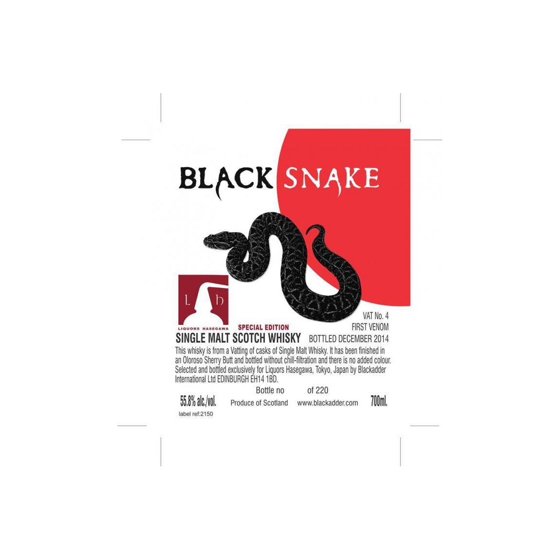 Blackadder Single Malt Whisky 2