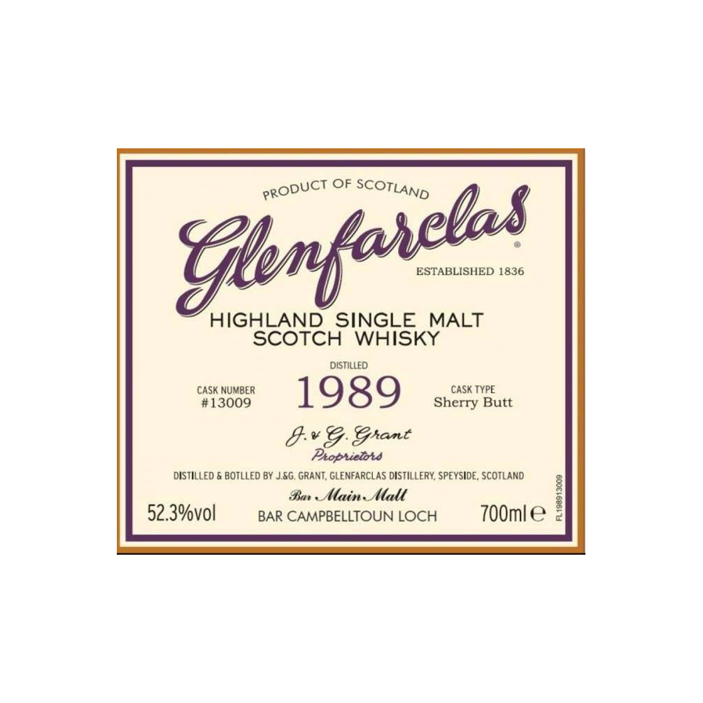 Glenfarclas 1989 26 Years Single Malt Whisky 2