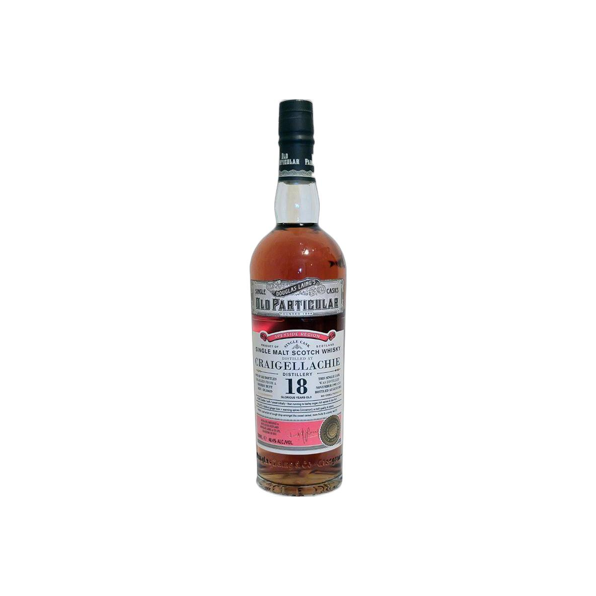 Craigellachie Old Particular 1995 18 Years Single Malt Whisky