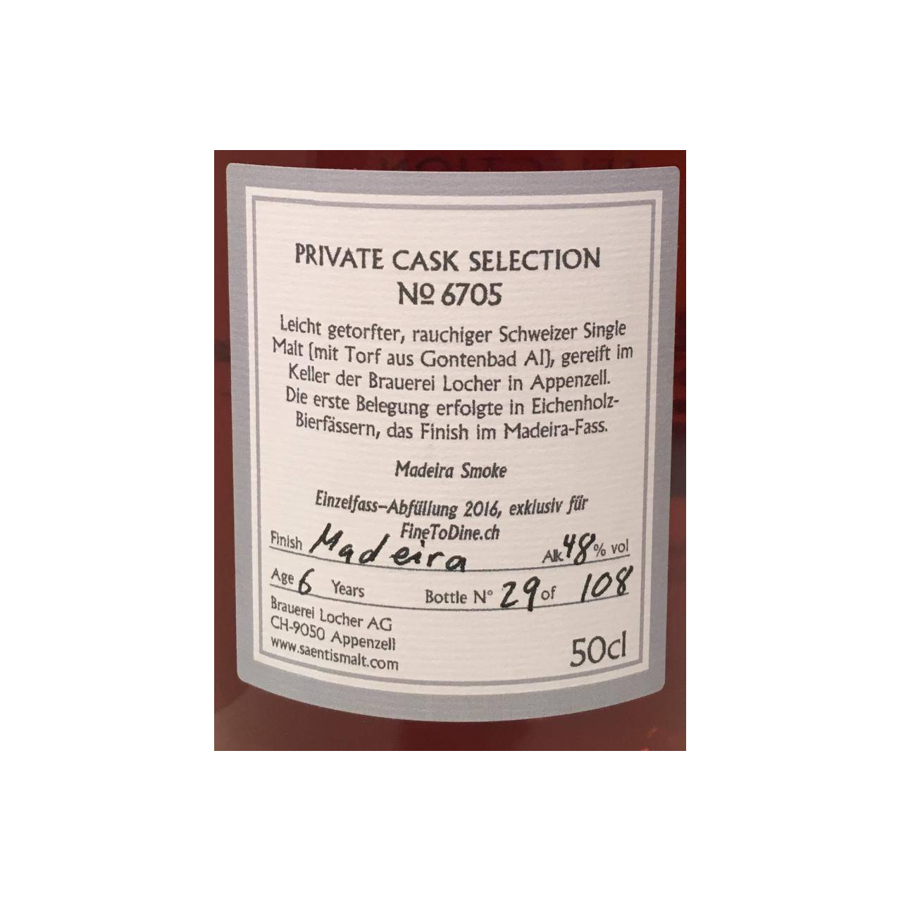 Säntis Malt 6 Years Single Malt Whisky 2