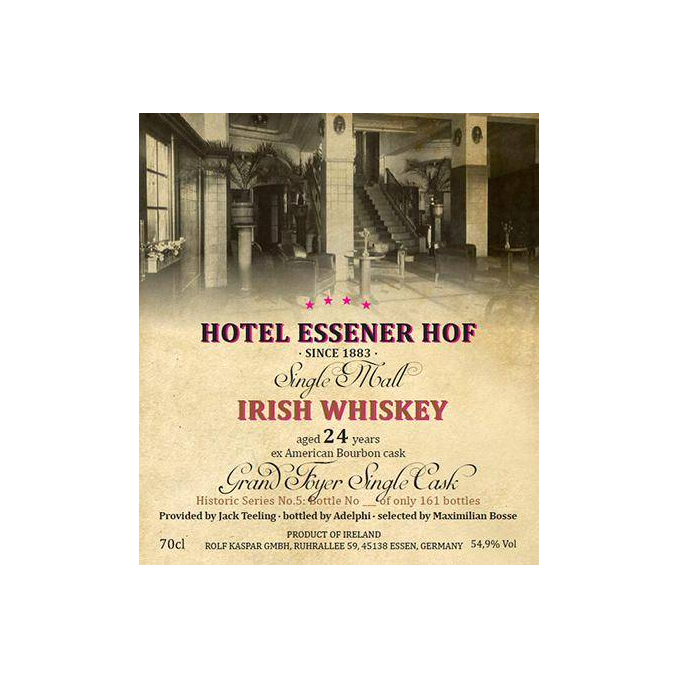 Single Malt Irish Whiskey 1991 RK 2